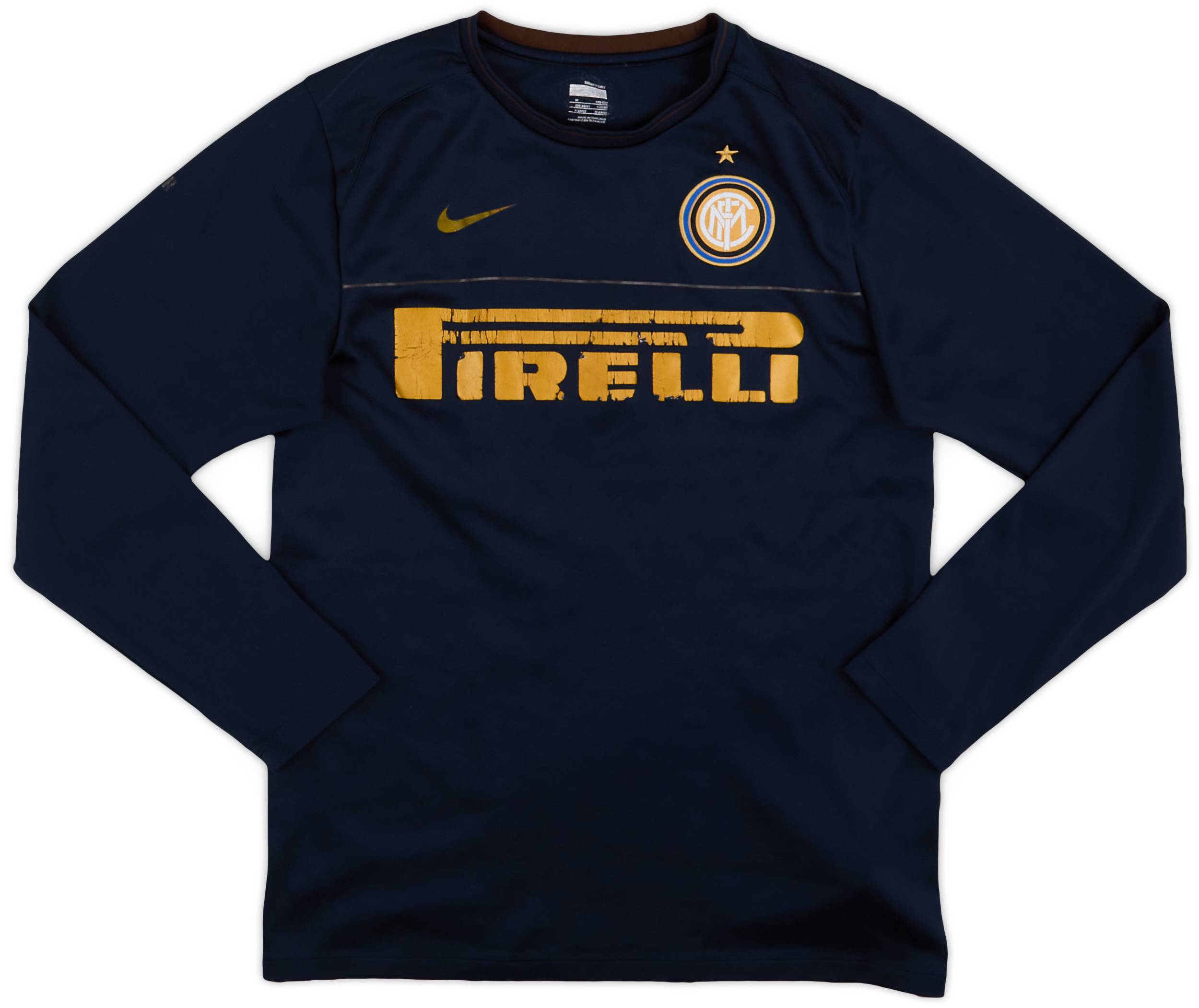 08's NIKE × INTER S/S Game Shirts インテル 2008-09 Inter Milan Nike Polo Shirt - 7/10 - (L)