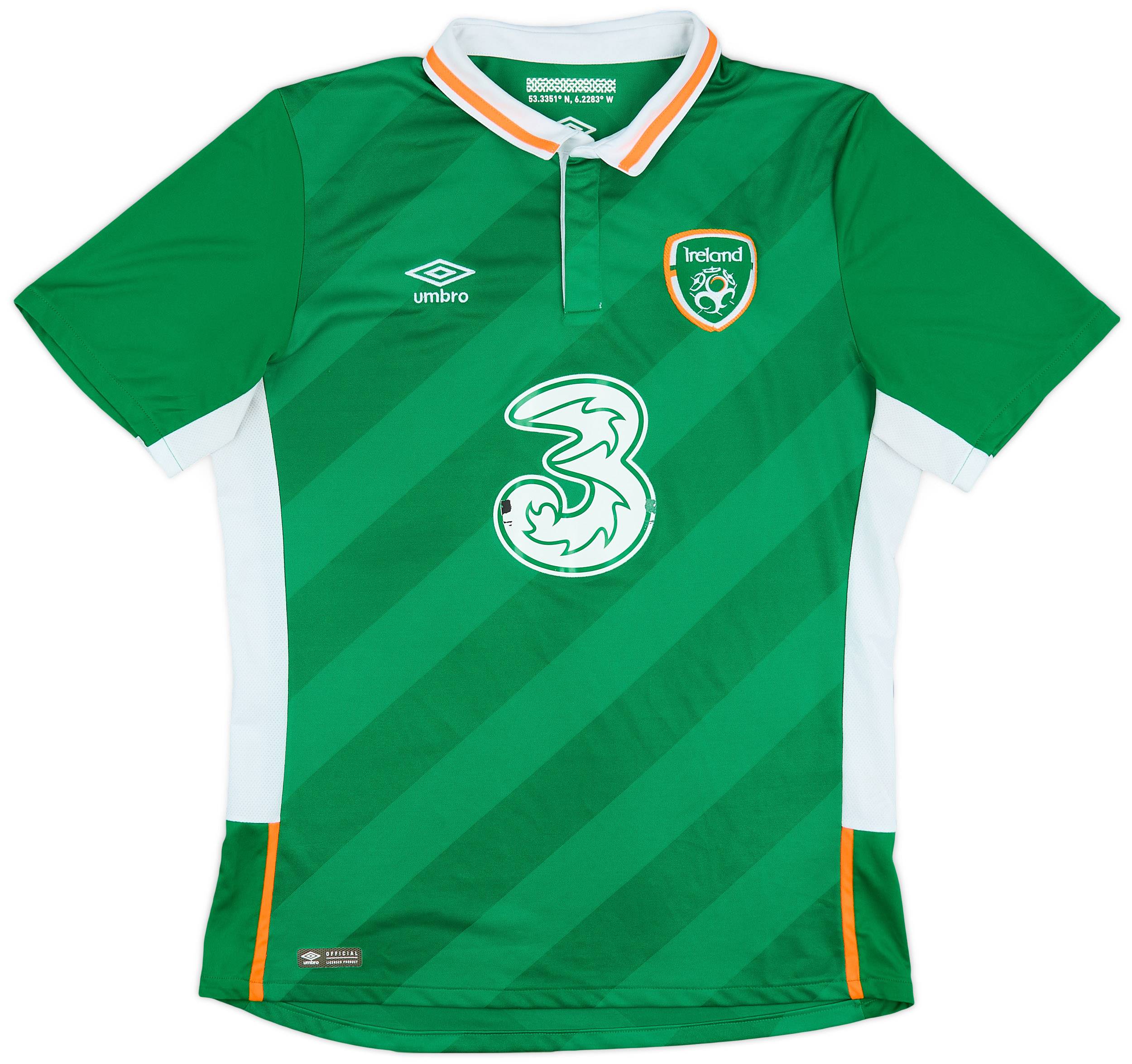 2016-17 Ireland Home Shirt - 6/10 - (L)