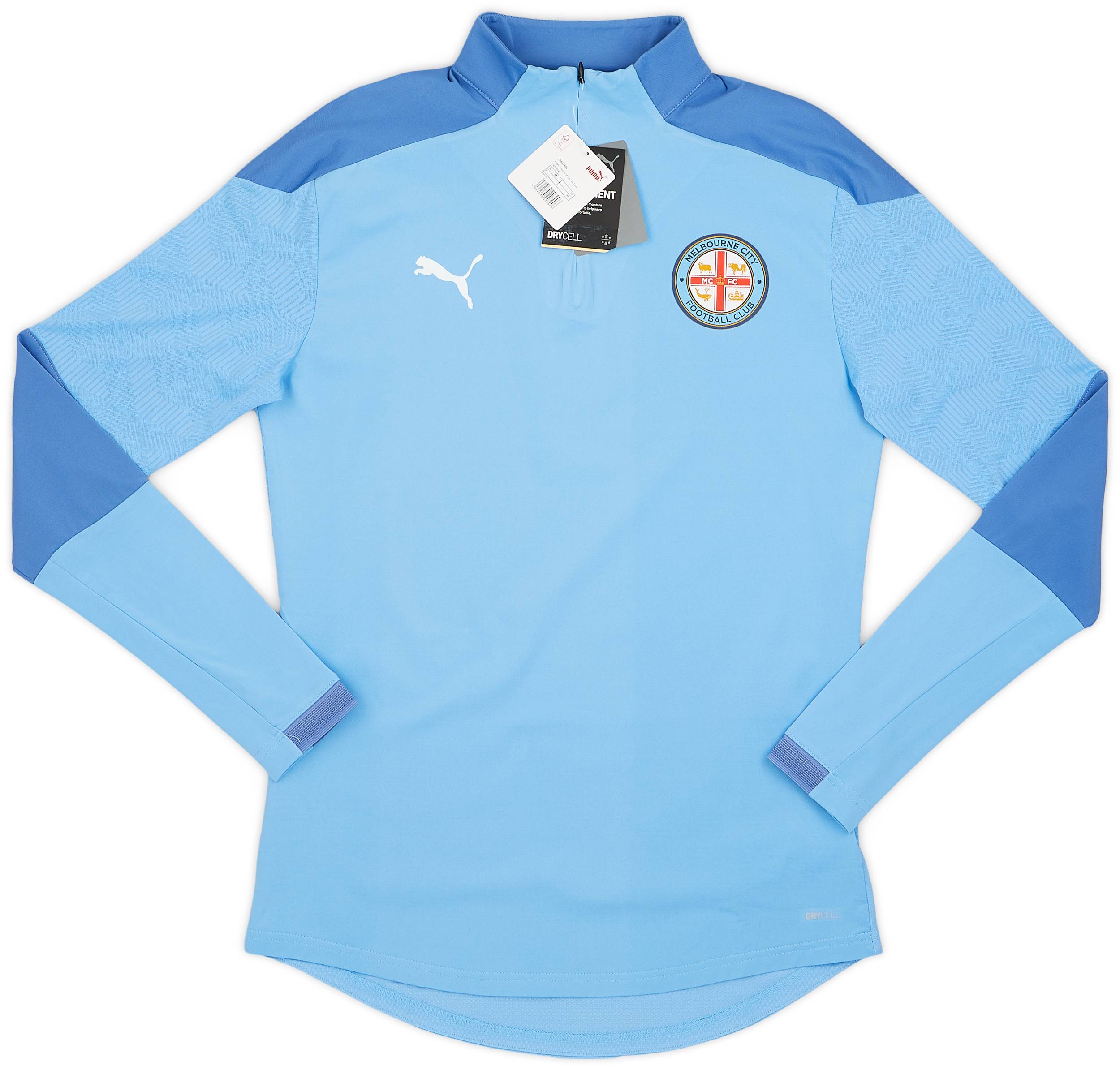2021-22 Melbourne City Puma 1/4 Zip Training Top (M)
