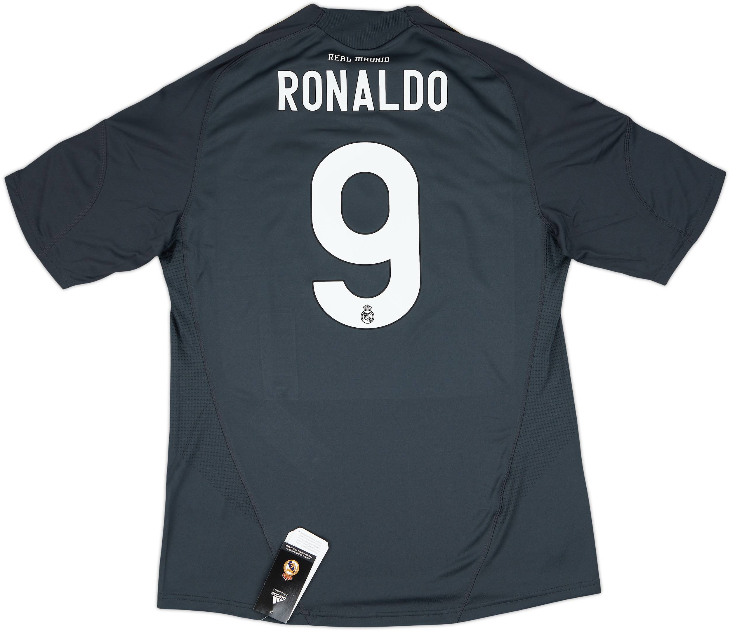 【激レア】 adidas RONALDO REAL MADRID 9　09/10 2006-07 Real Madrid Away Shirt Ronaldo #9 - 6/10 - (XL)