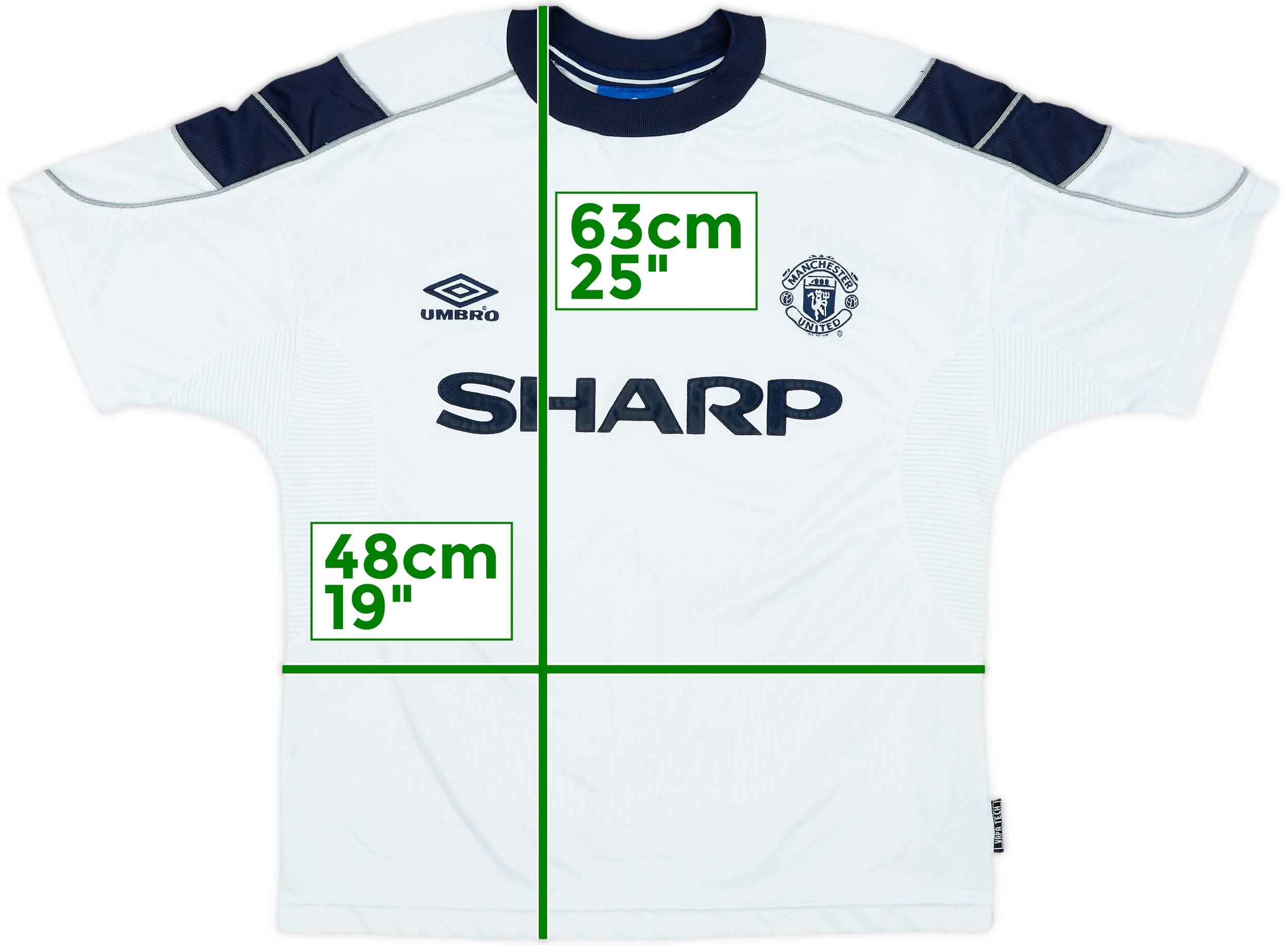 1999-00 Manchester United Third Shirt - 8/10 - (Y)