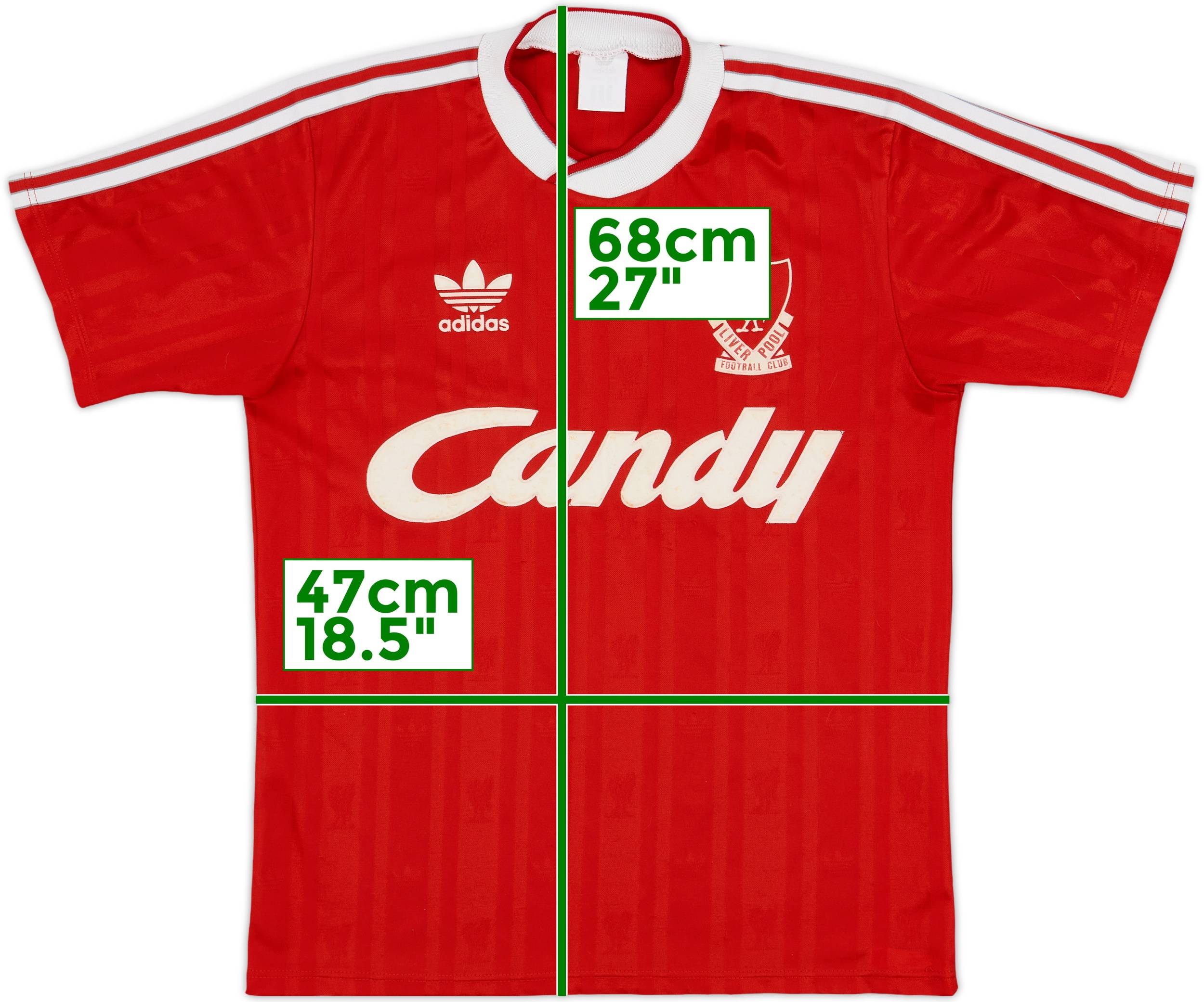 1988-89 Liverpool Home Shirt - 7/10 - (M)