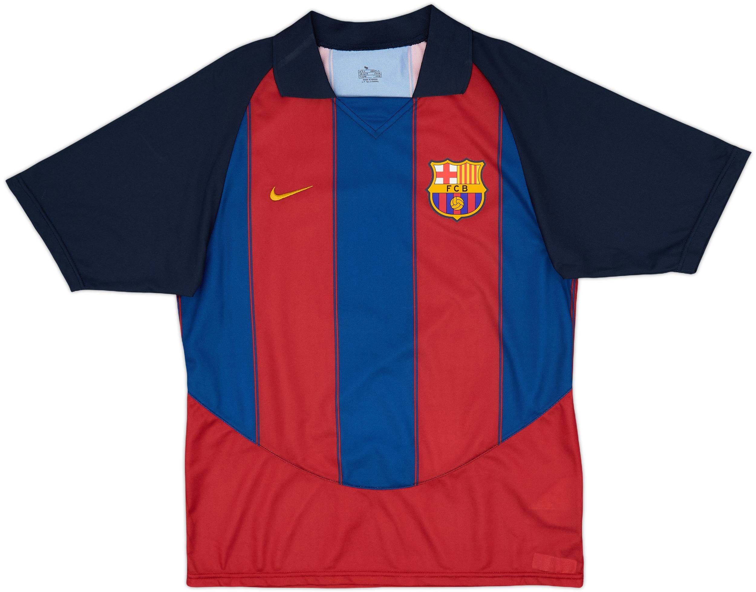 2003-04 Barcelona Basic Home Shirt - 9/10 - (S)