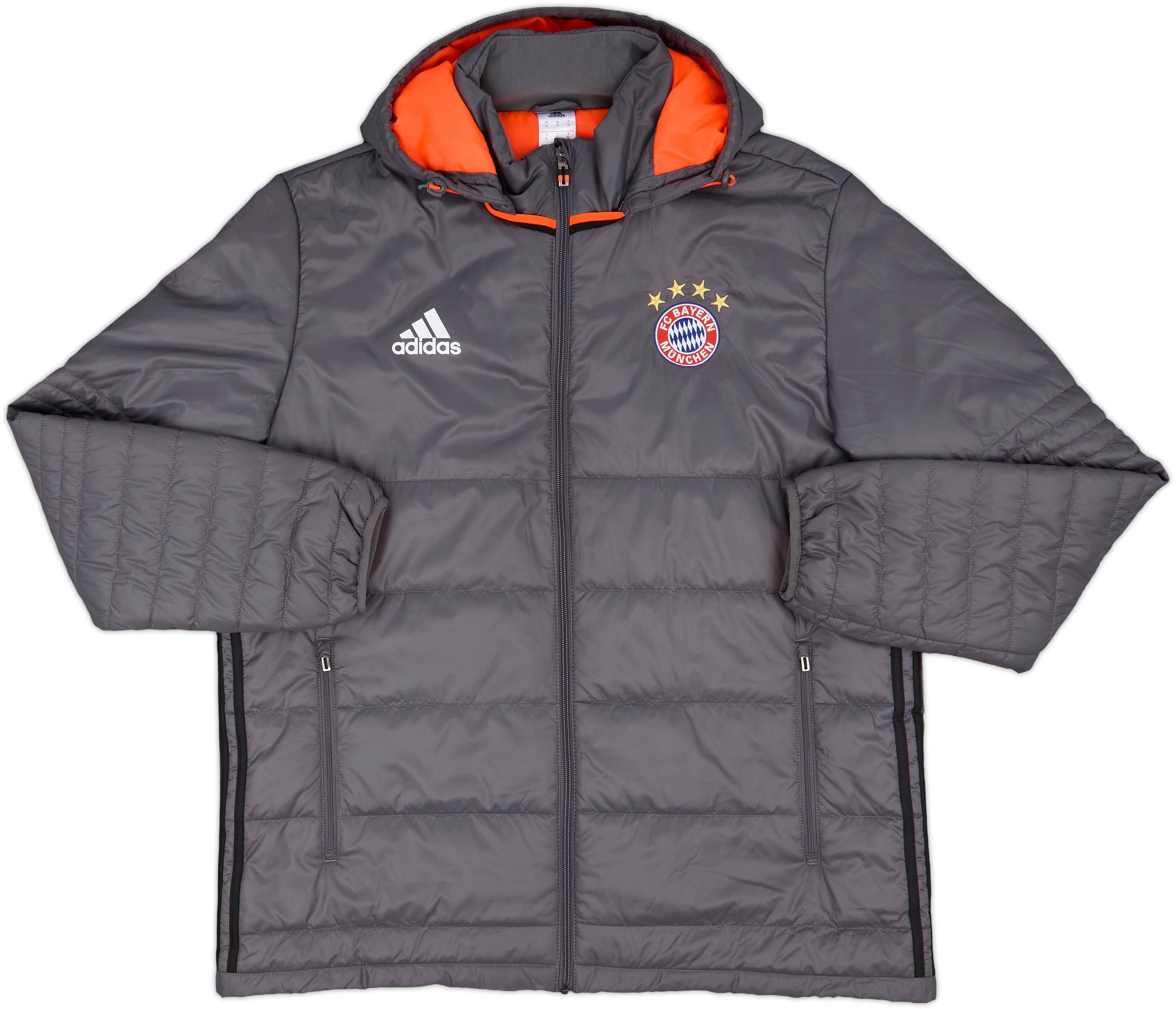 2016-17 Bayern Munich adidas Padded Bench Coat - 10/10 - (XL)