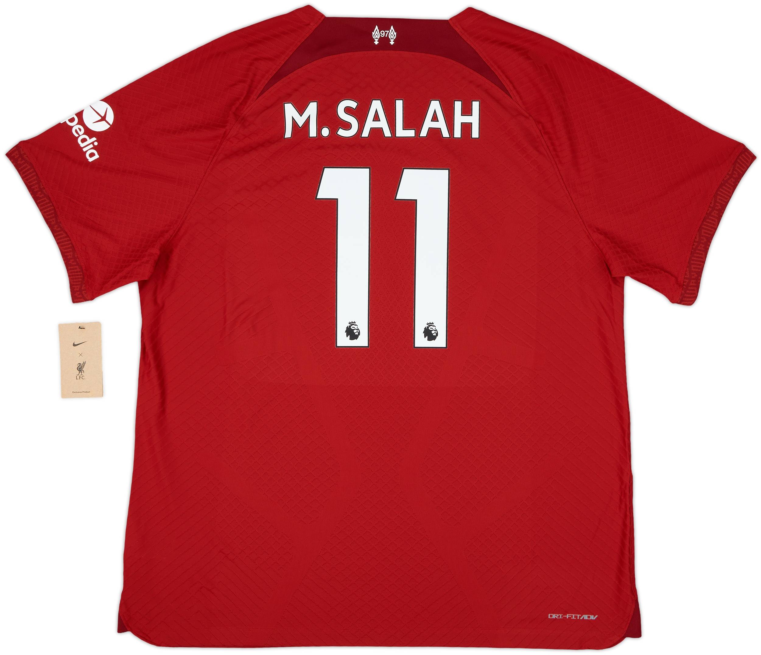 M. SALAH 11 LFC シャツ XL 2022-23 Liverpool Authentic Home Shirt M.Salah #11 (XXL)