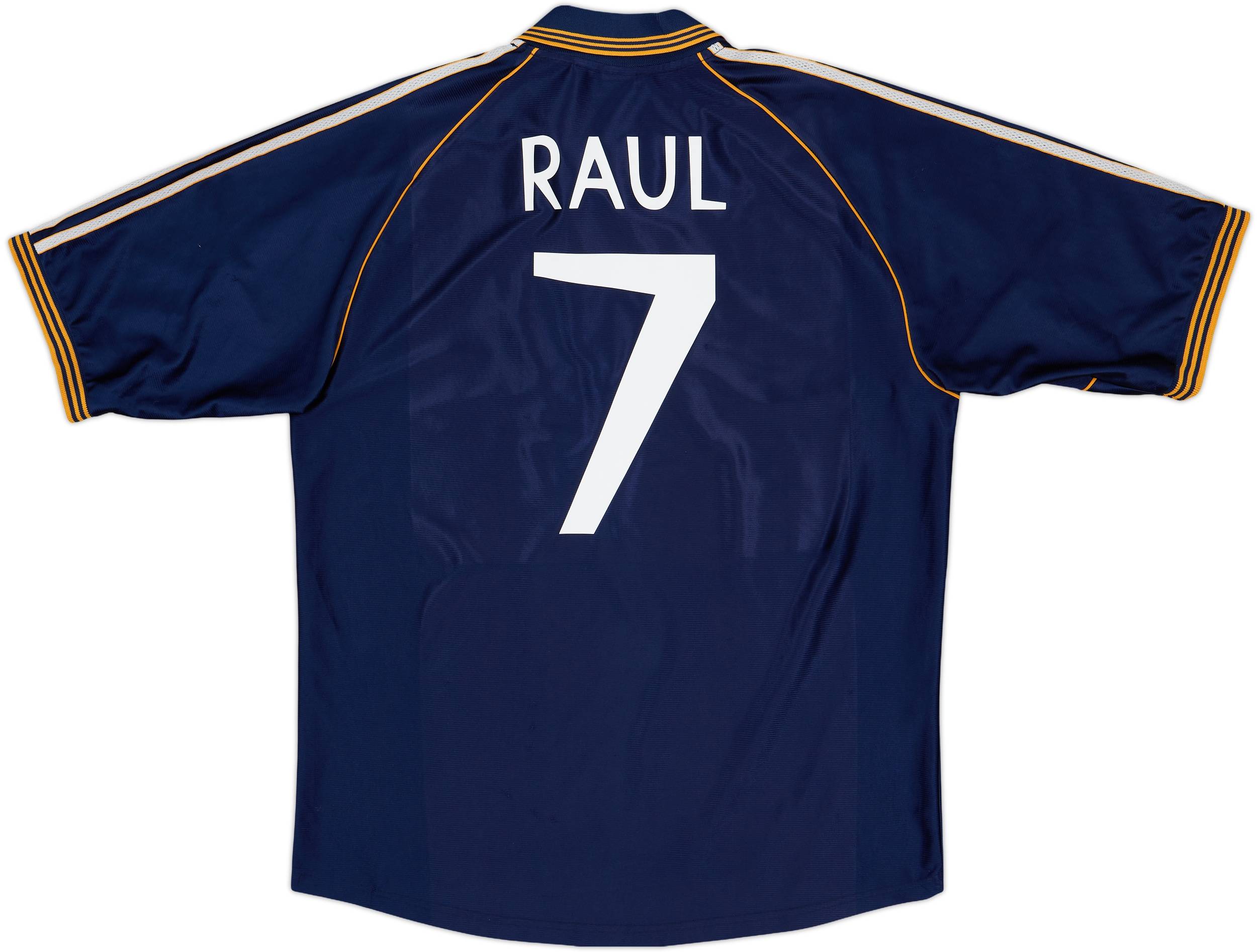 1998-99 Real Madrid Third Shirt Raul #7 - 6/10 - (XL)