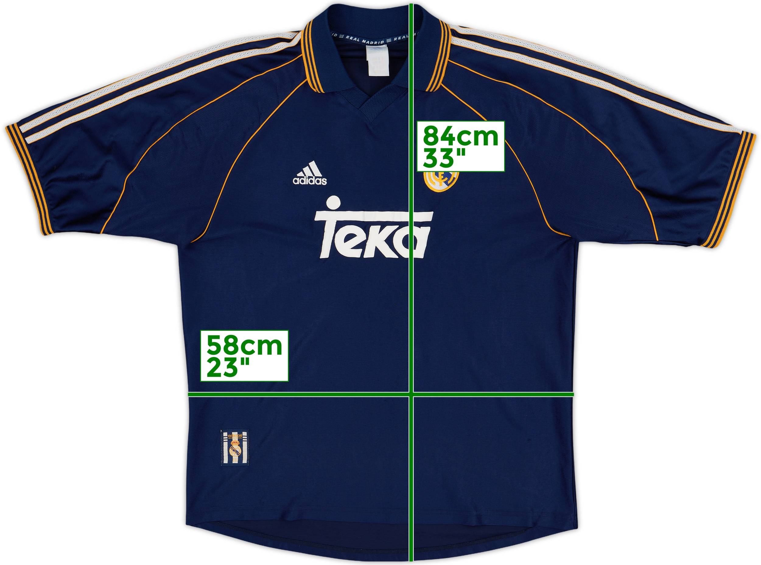 1998-99 Real Madrid Third Shirt Raul #7 - 6/10 - (XL)