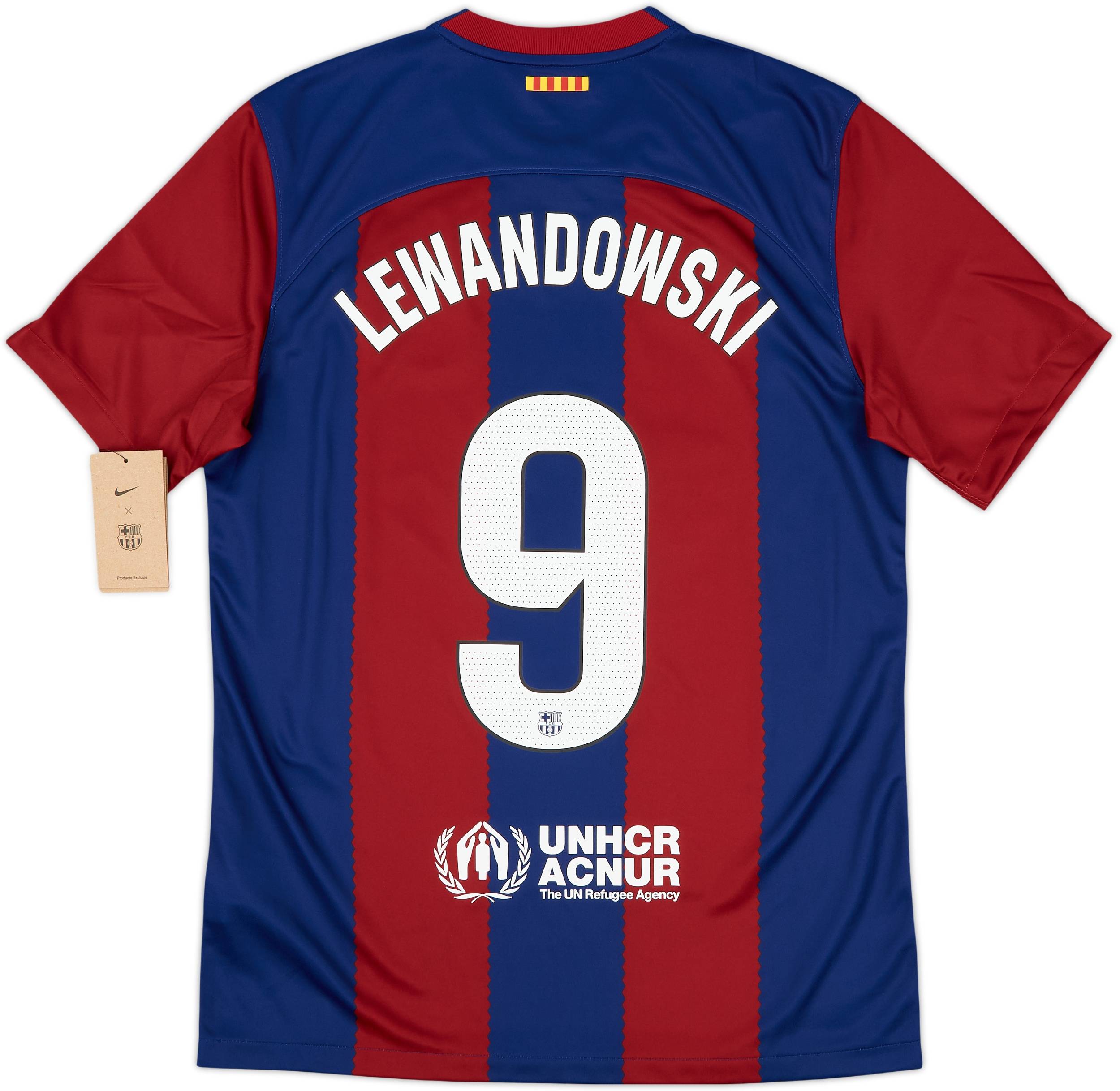 2023-24 Barcelona Home Shirt Lewandowski #9 (M) 2023-24 Barcelona Home Shirt Lewandowski #9 (M)