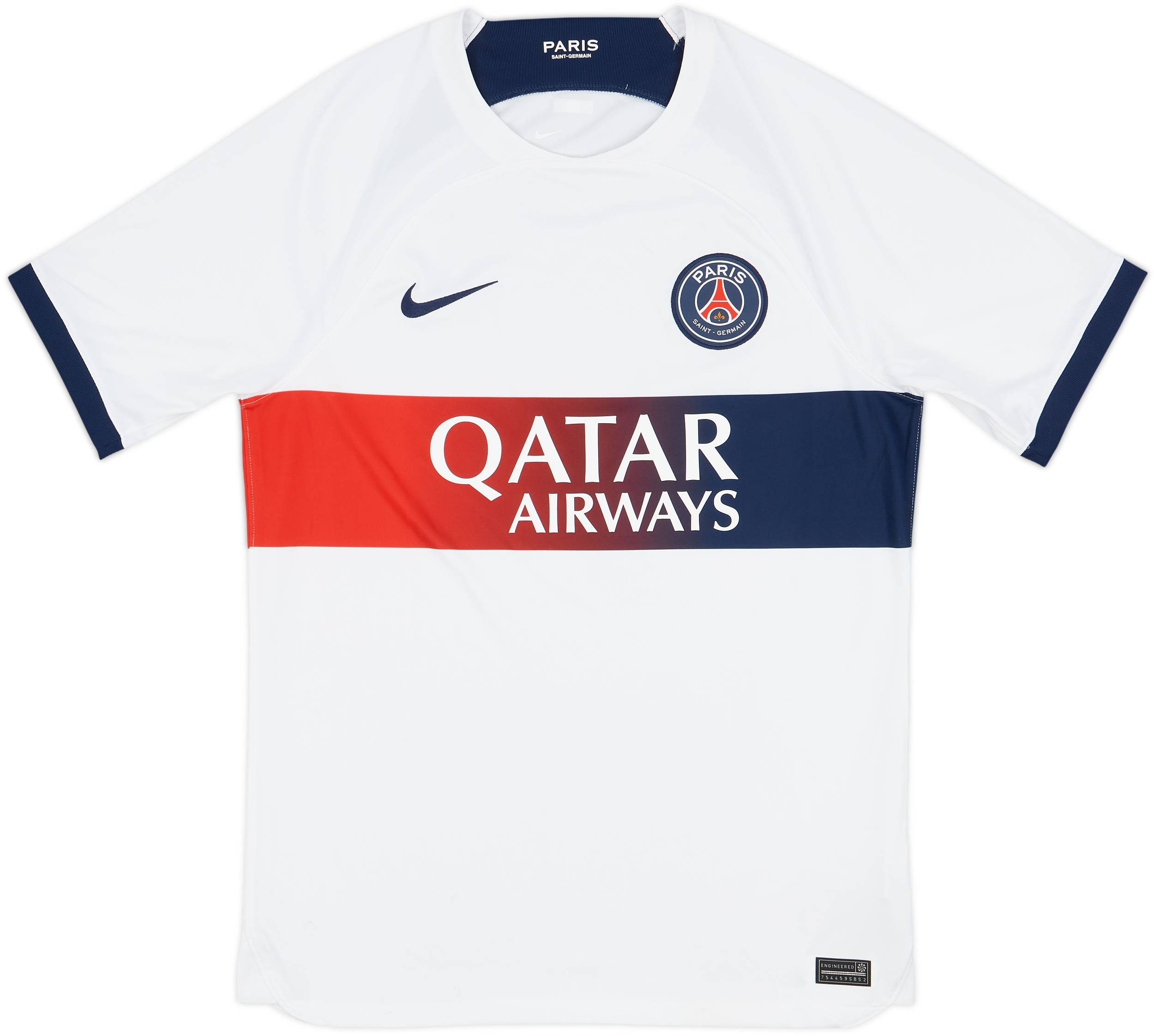 PARIS SAINT GERMAIN セカンドアウェイゲームシャツ（XL） 2023-24 Paris Saint-Germain Away Shirt - 8/10 - (M)