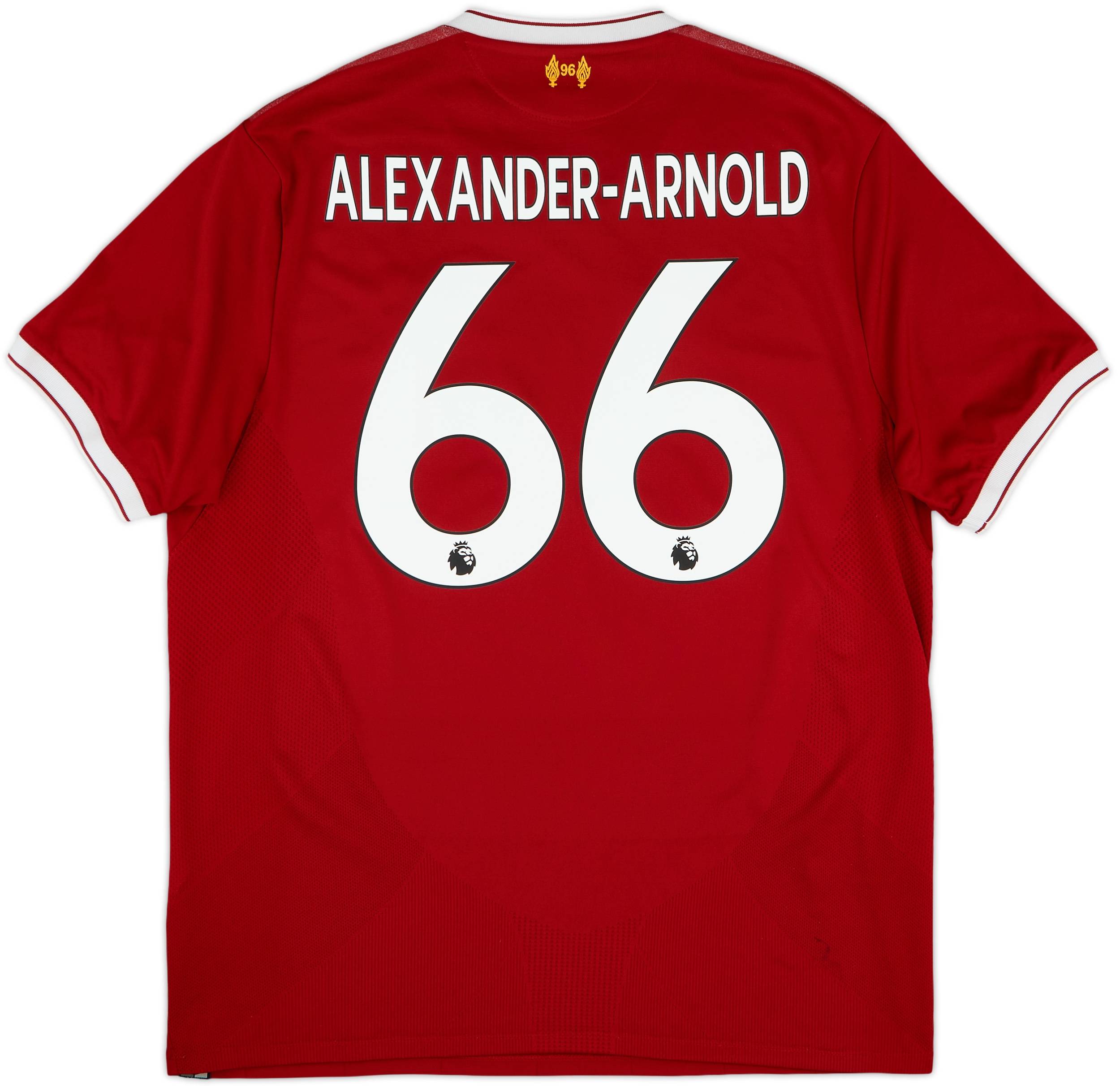 2017-18 Liverpool 125 Years Home Shirt Alexander-Arnold #66 - 6/10