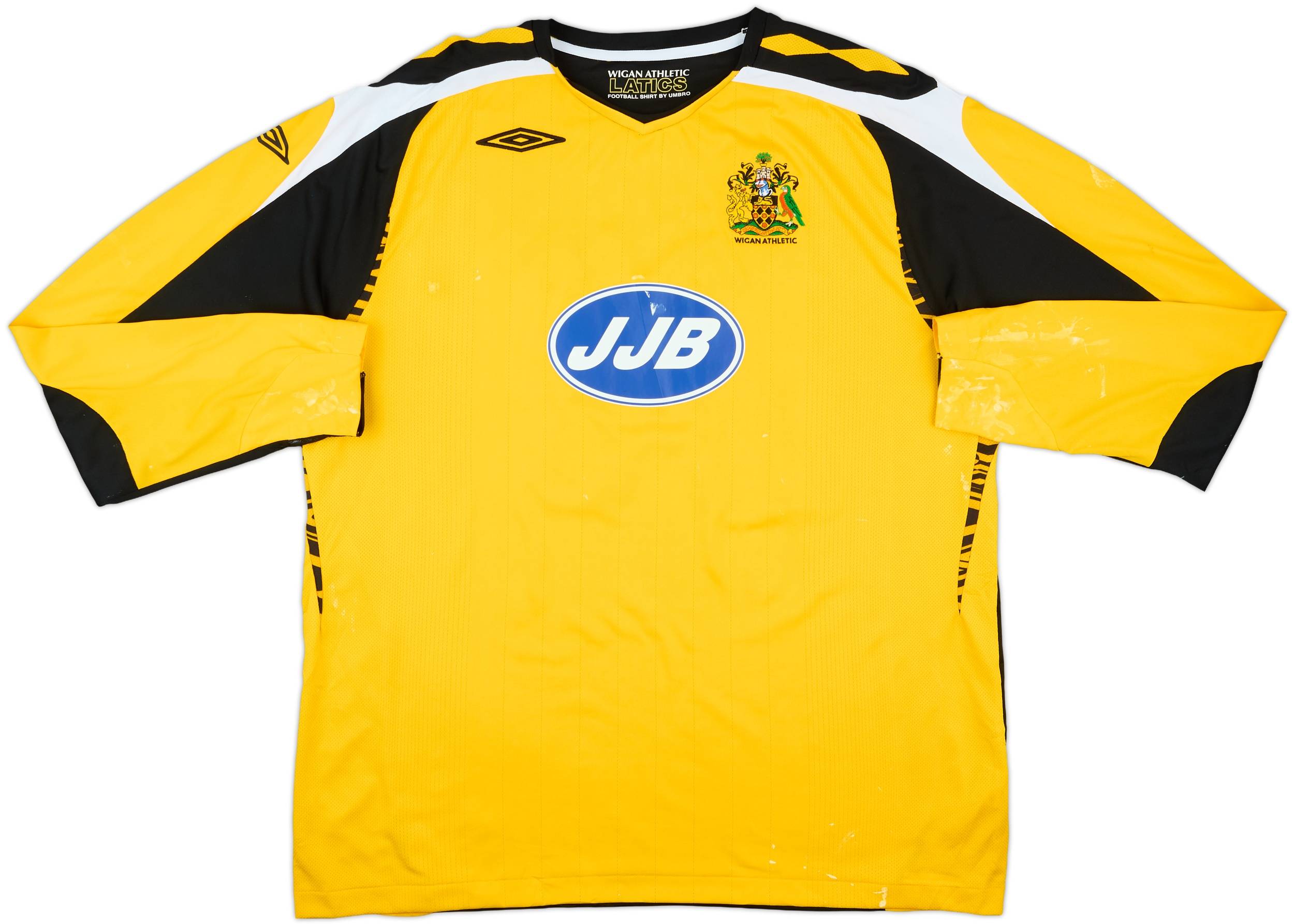 2007-08 Wigan Match Issue GK Shirt #23