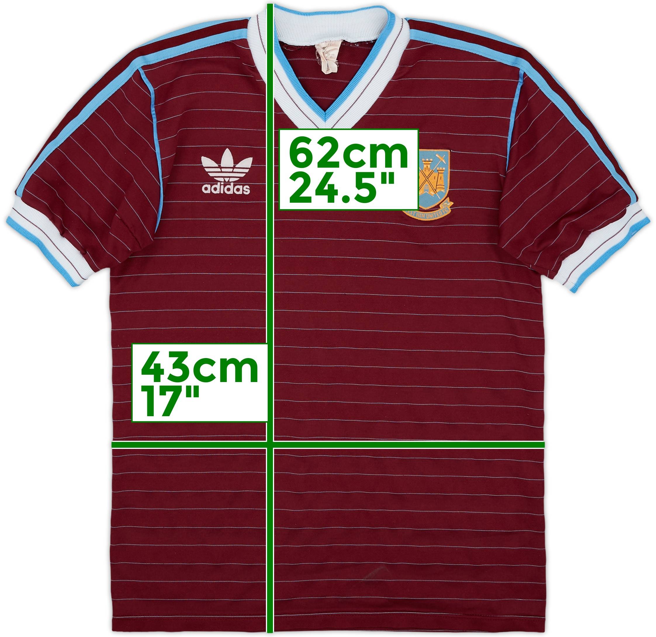 1985-87 West Ham Home Shirt - 5/10 - (S)