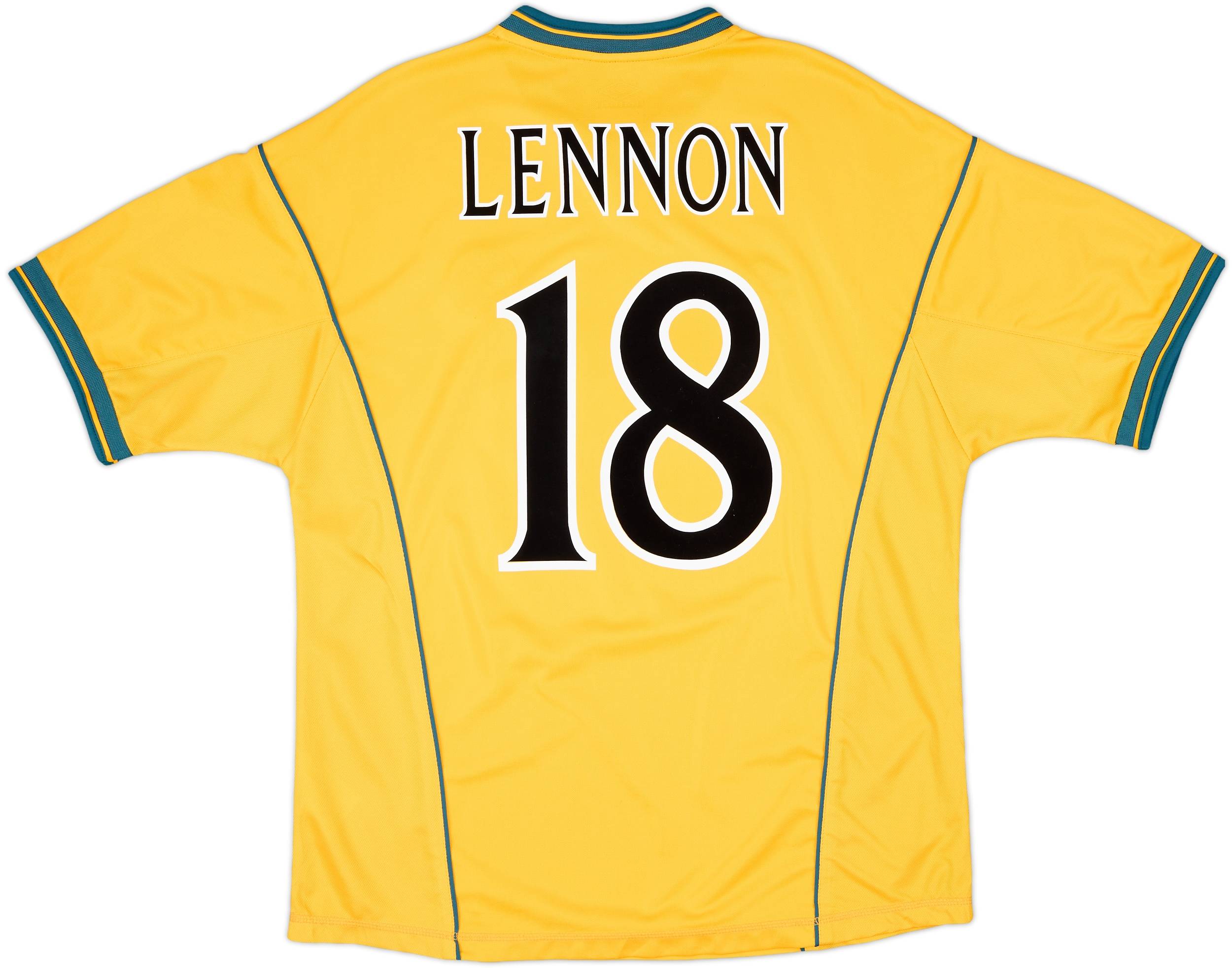 2000-02 Celtic Away Shirt Lennon #18 - 8/10 - (L)