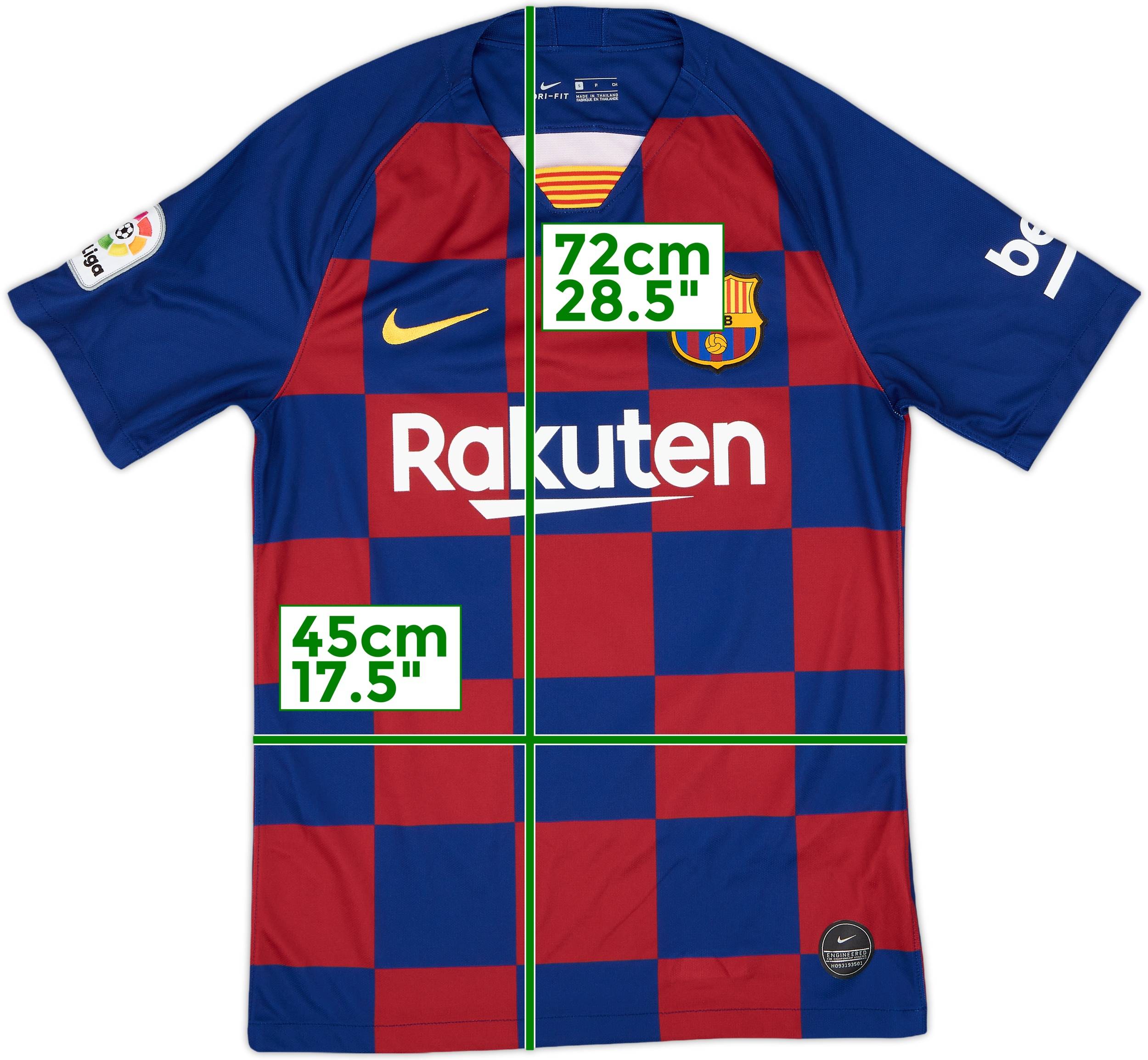 2019-20 Barcelona Home Shirt Jordi Alba #18 - 8/10 - (S)