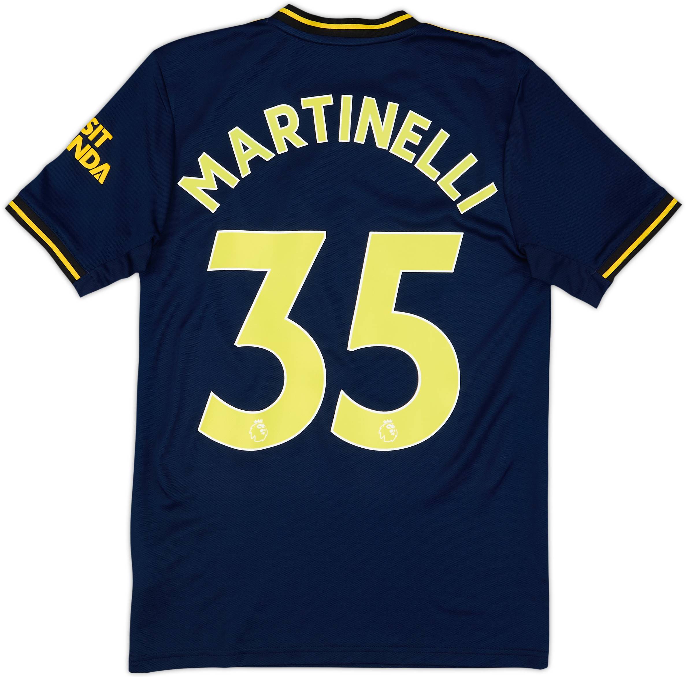 2019-20 Arsenal Third Shirt Martinelli #35 - 4/10 - (S)