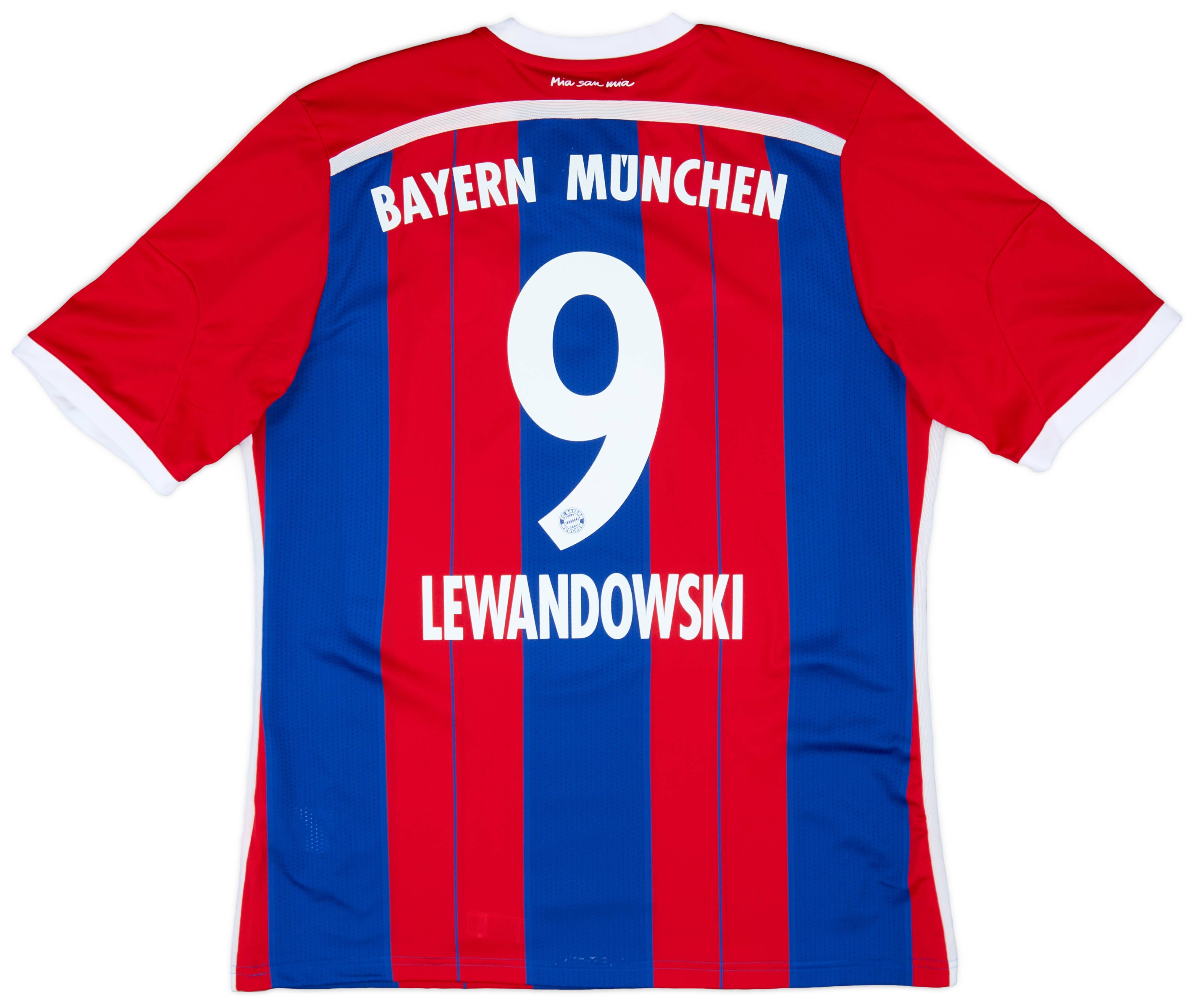 2014-15 Bayern Munich Home Shirt Lewandowski #9