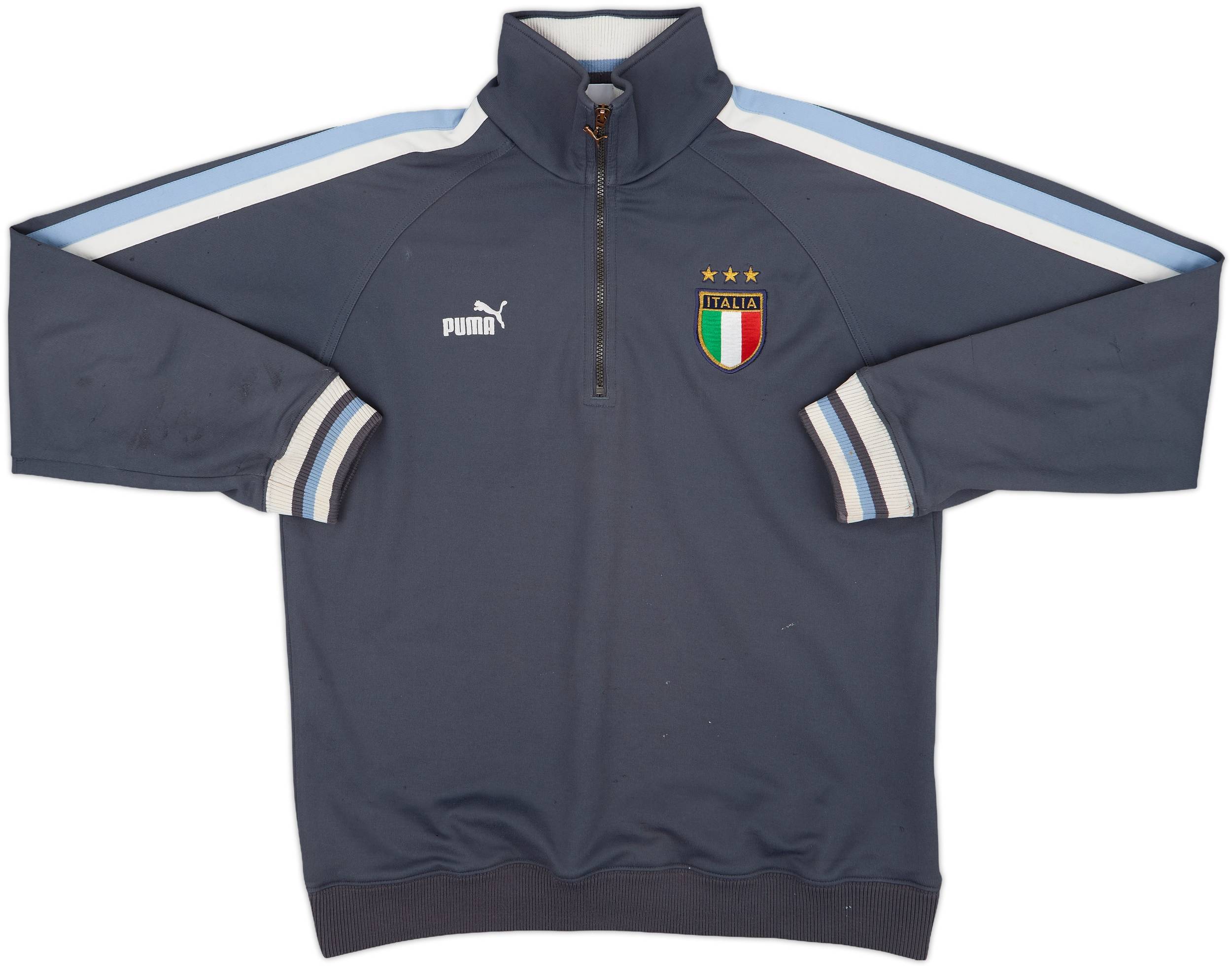 2003-04 Italy Puma 1/4 Zip Track Jacket - 3/10 - (XL)