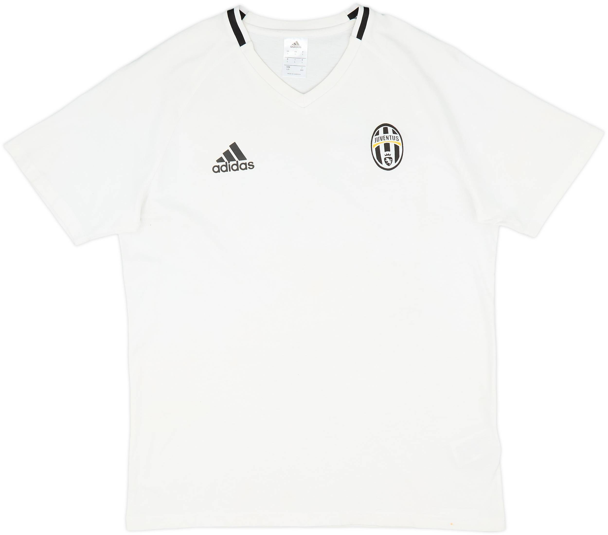 2015-16 Juventus adidas Cotton Tee - 8/10 - (L)