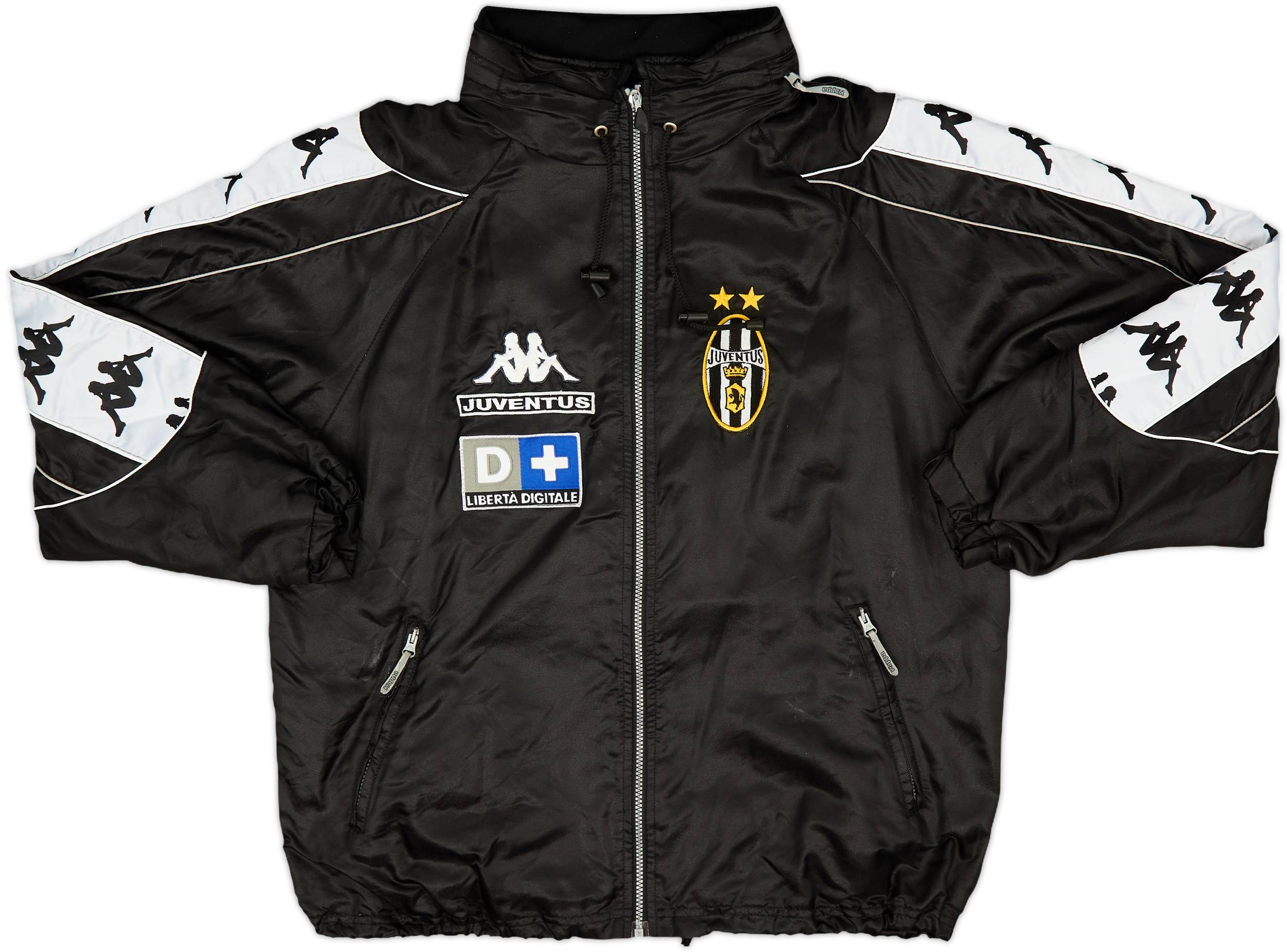 おすすめ 1999-00 Juventus (M) - 8/10 - Jacket Rain Hooded Kappa ウェア