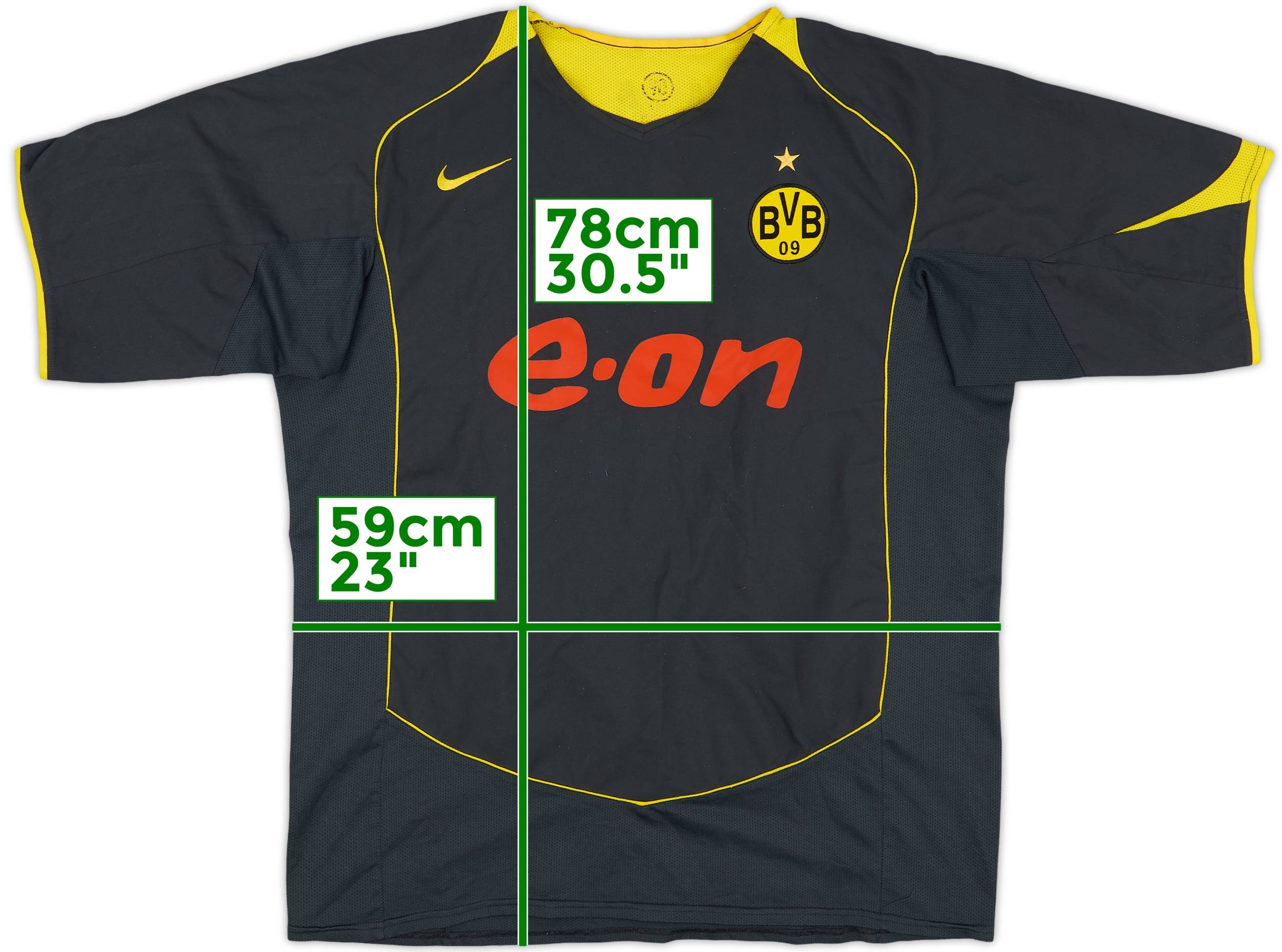 ウェア 04-05 Dortmund Signature Game Shirt 2004-05 Borussia Dortmund Third Shirt Smolarek #14 - 5/10 - (XL)