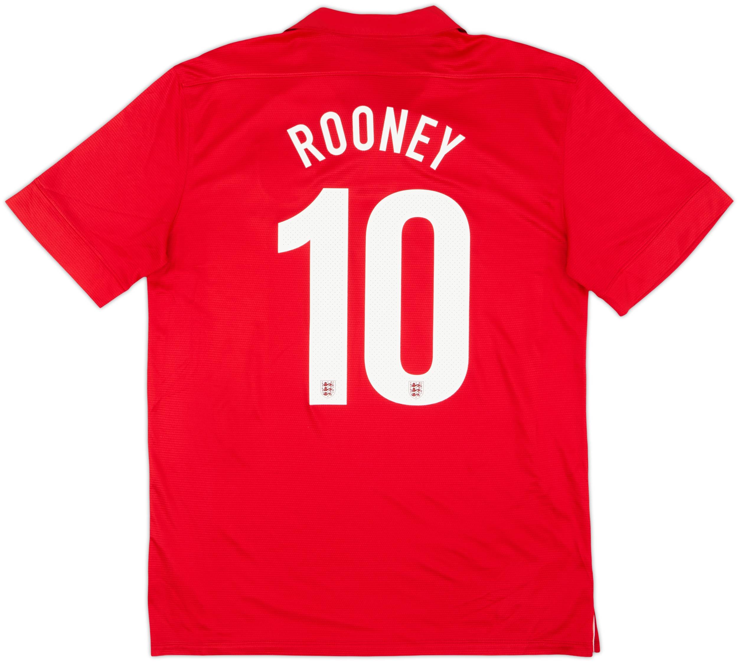 2013 England Away 150th Anniversary Shirt Rooney #10 - 6/10 - (L)