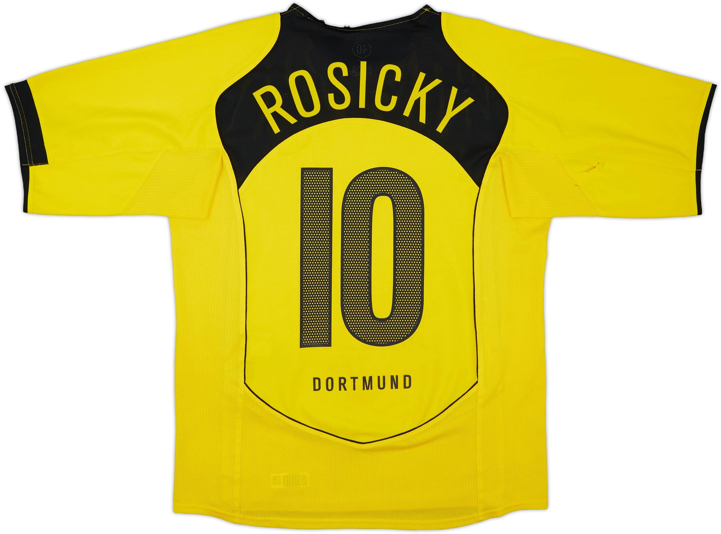 2004-05 Borussia Dortmund Home Shirt Rosicky #10 - 7/10 - (M)