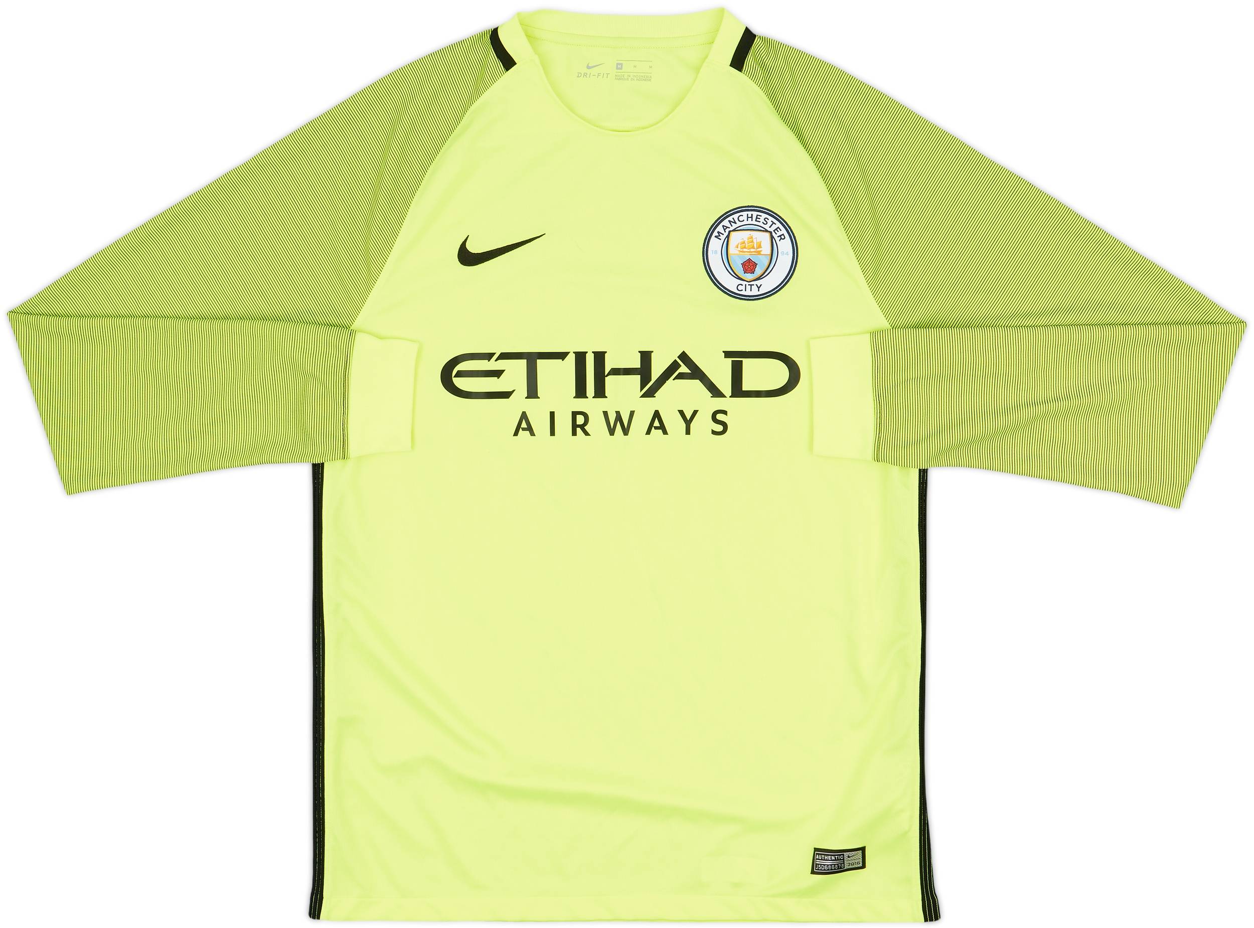 2016-17 Manchester City GK Shirt - 8/10 - (M)