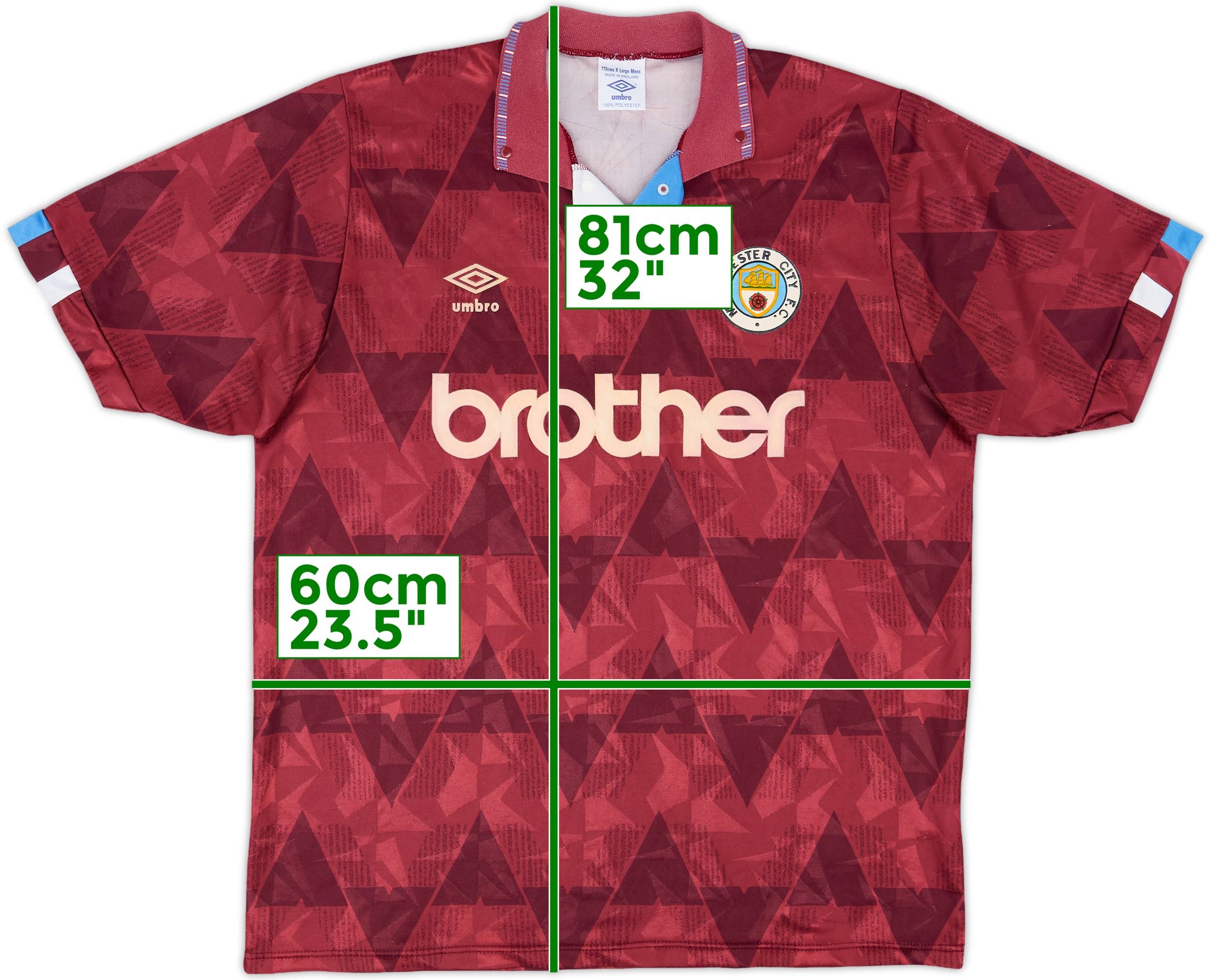 ウェア Manchester City 90/92 Away MANCHESTER CITY 1990 1991 1992 AWAY FOOTBALL SHIRT UMBRO