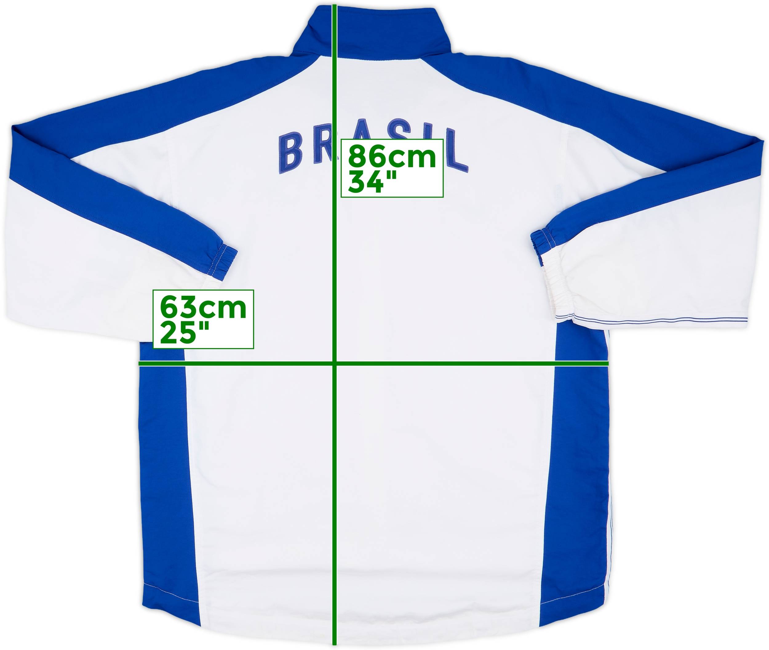 1998-00 Brazil Nike Track Jacket - 8/10 - (L)