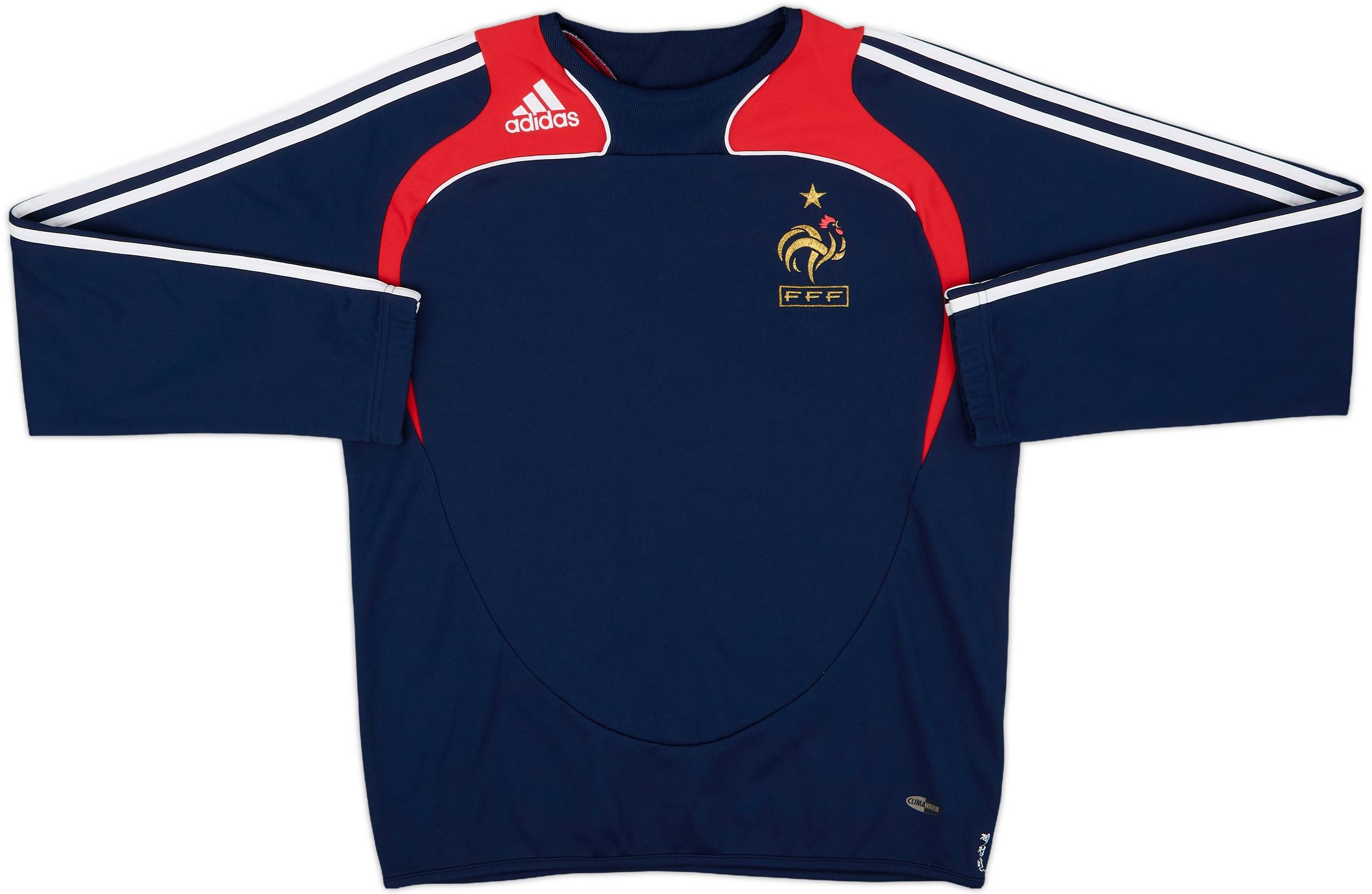 2007-08 France adidas Sweat Top - 9/10 - (M)