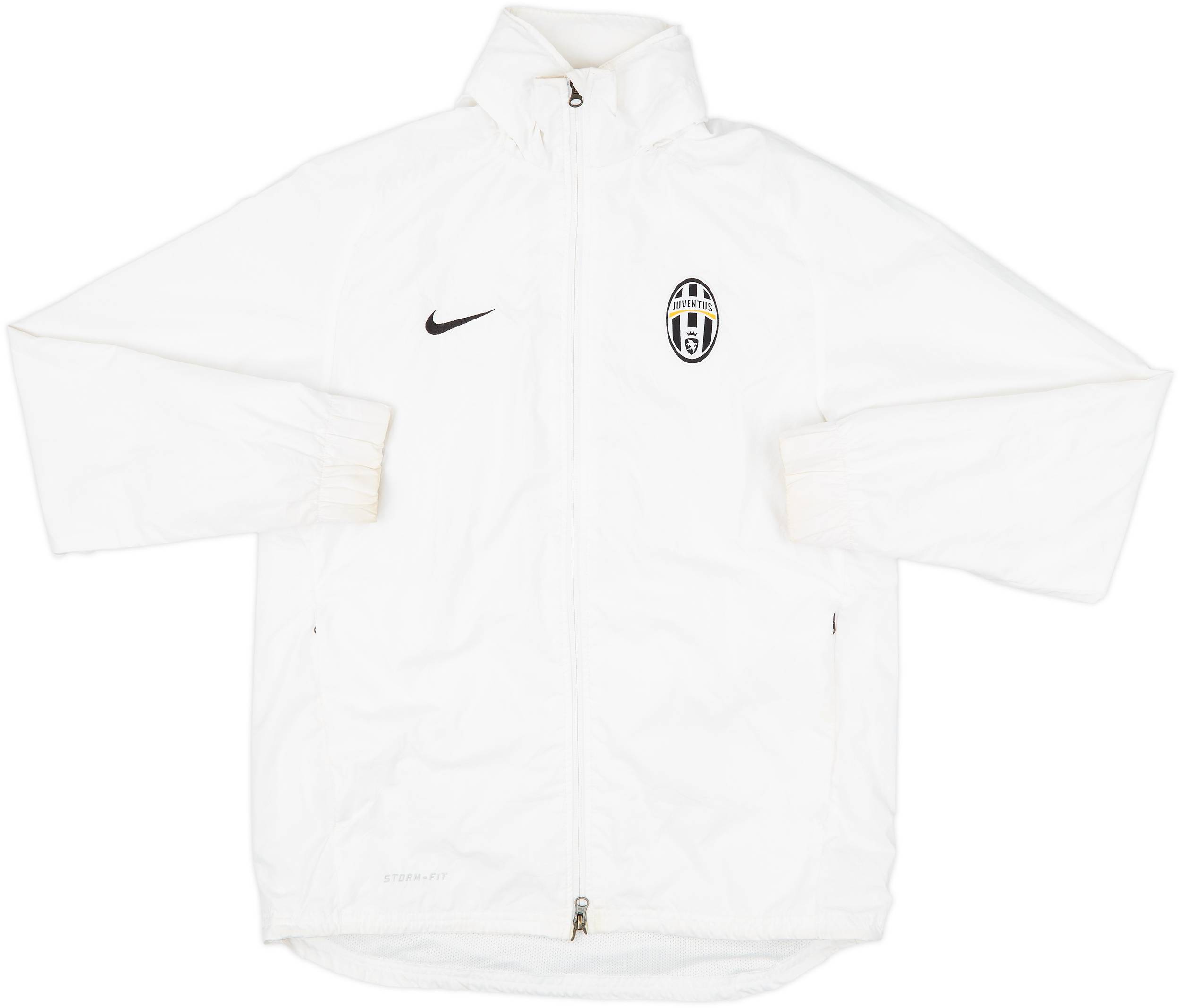 2011-12 Juventus Nike Hooded Rain Jacket - 8/10 - (M)