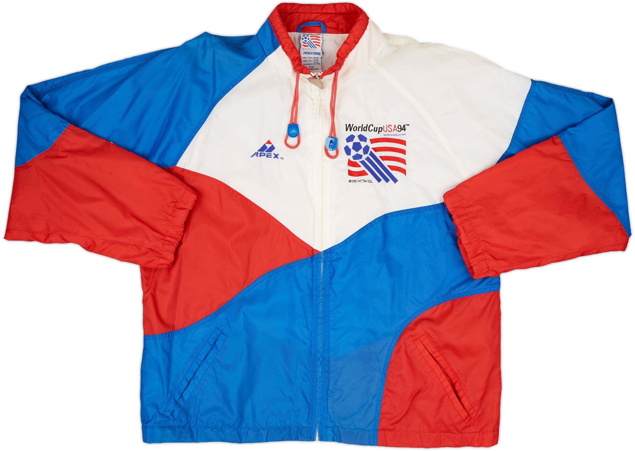 Vintage USA World Cup Team Adidas Windbreaker Jacket – Olive