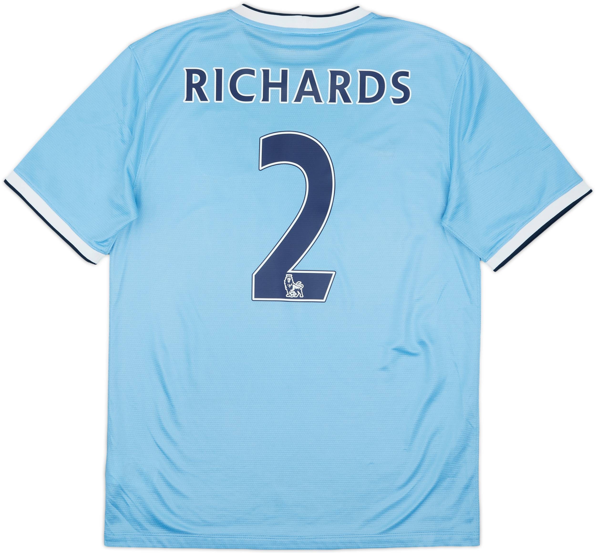 若者に人気のブランド Manchester 2013-14 City (M) - 7/10 - #2 Richards Shirt Home ウェア