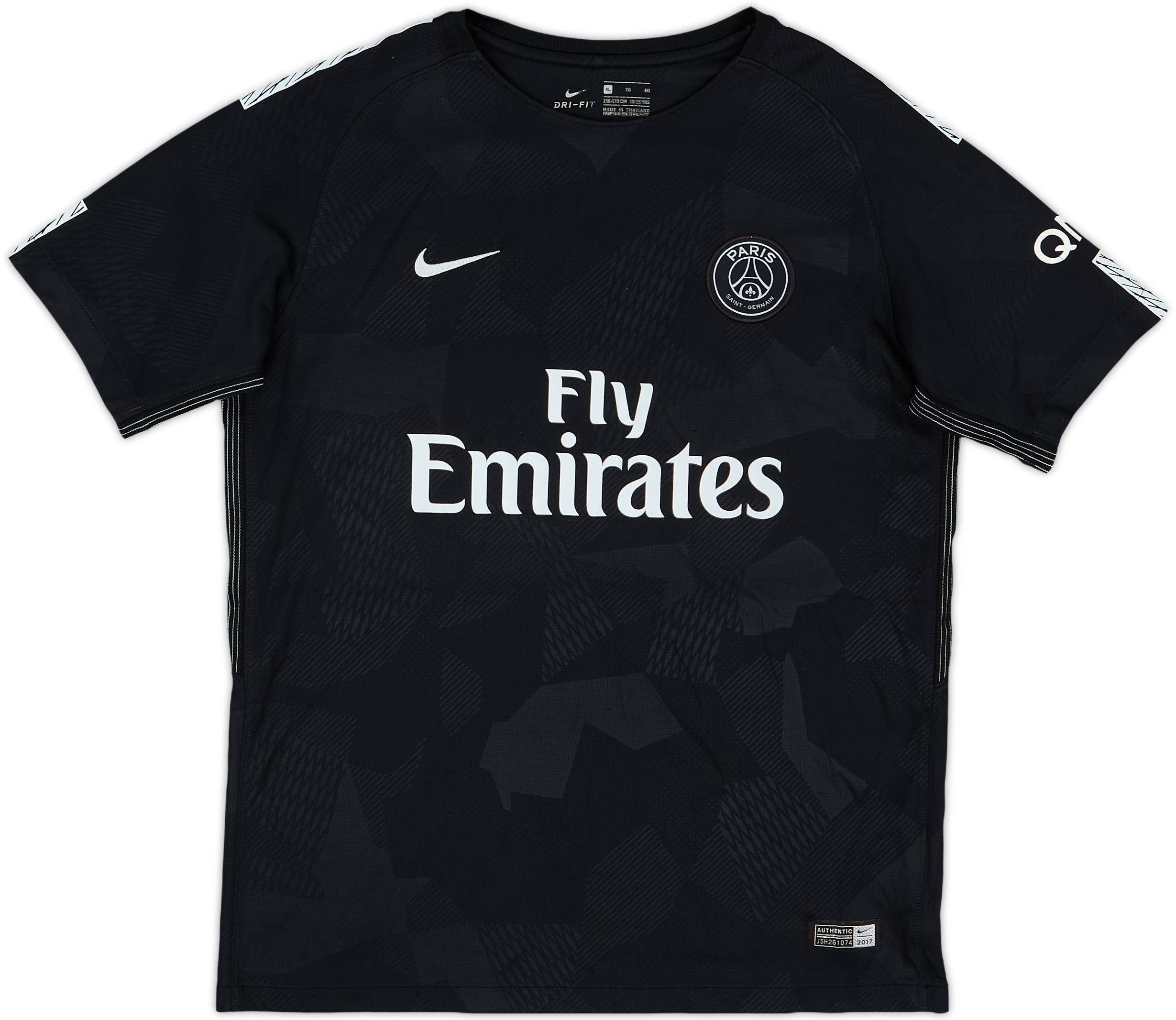 Paris Saint-Germain ブラックシャツ PARIS SAINT-GERMAIN Tシャツ Mサイズ ブラック - メルカリ