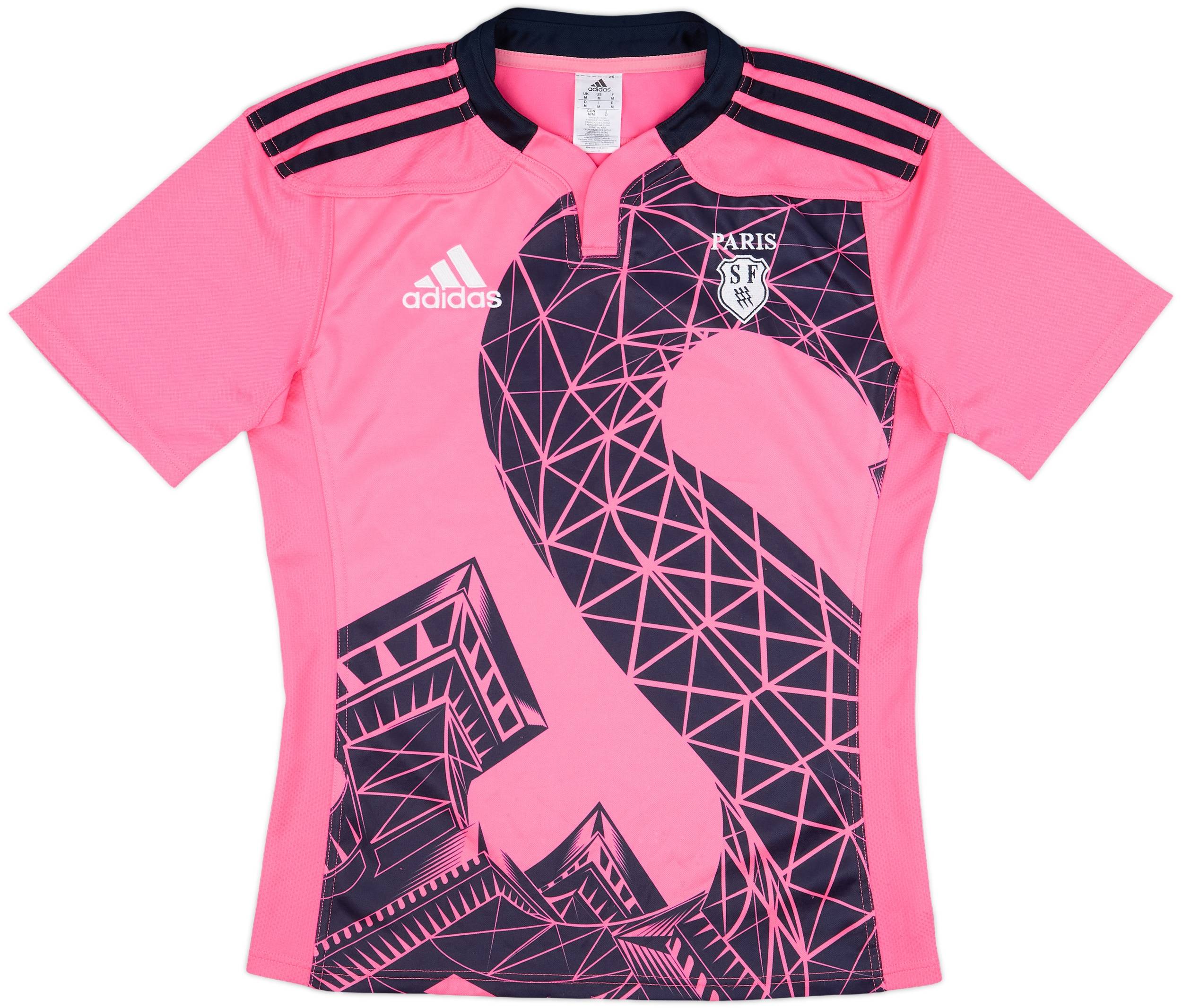 2014-15 Stade Francais Rugby Home Shirt 9/10 (M)