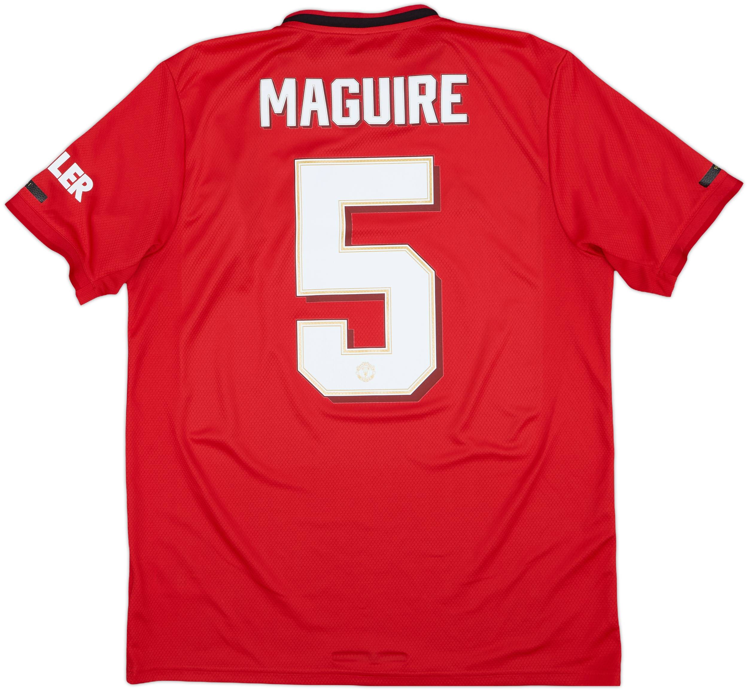 2019-20 Manchester United Home Shirt Maguire #5 - 8/10 - (L)
