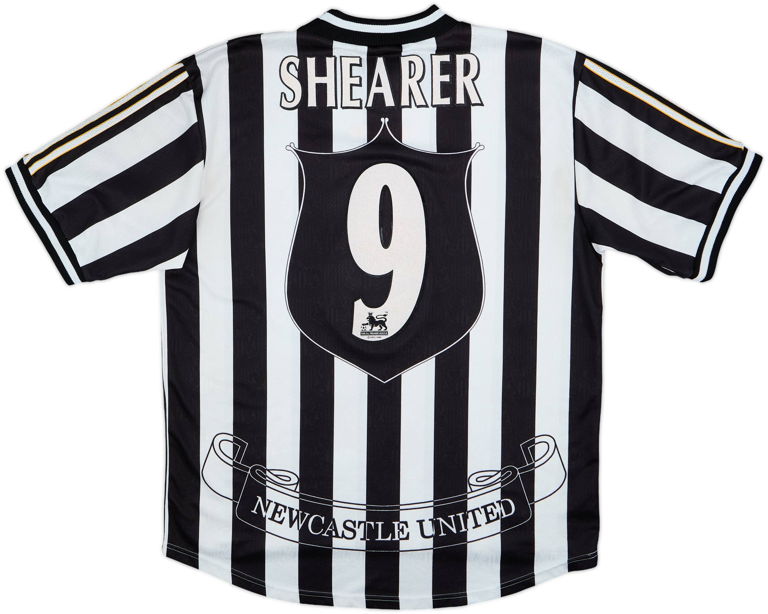 1997-99 Newcastle Home Shirt Shearer #9 - 8/10 - (XL)