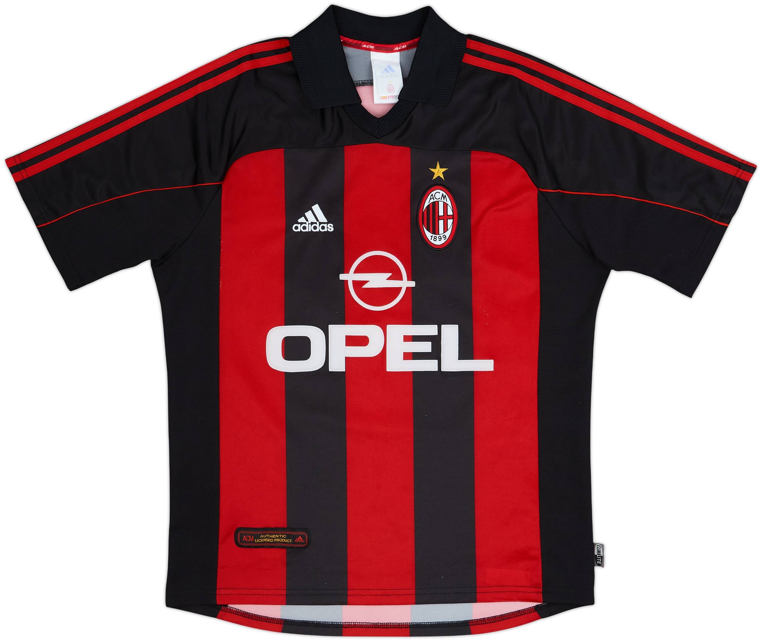 2000-02 AC Milan Home Shirt Shevchenko #7 - 9/10 - (M)