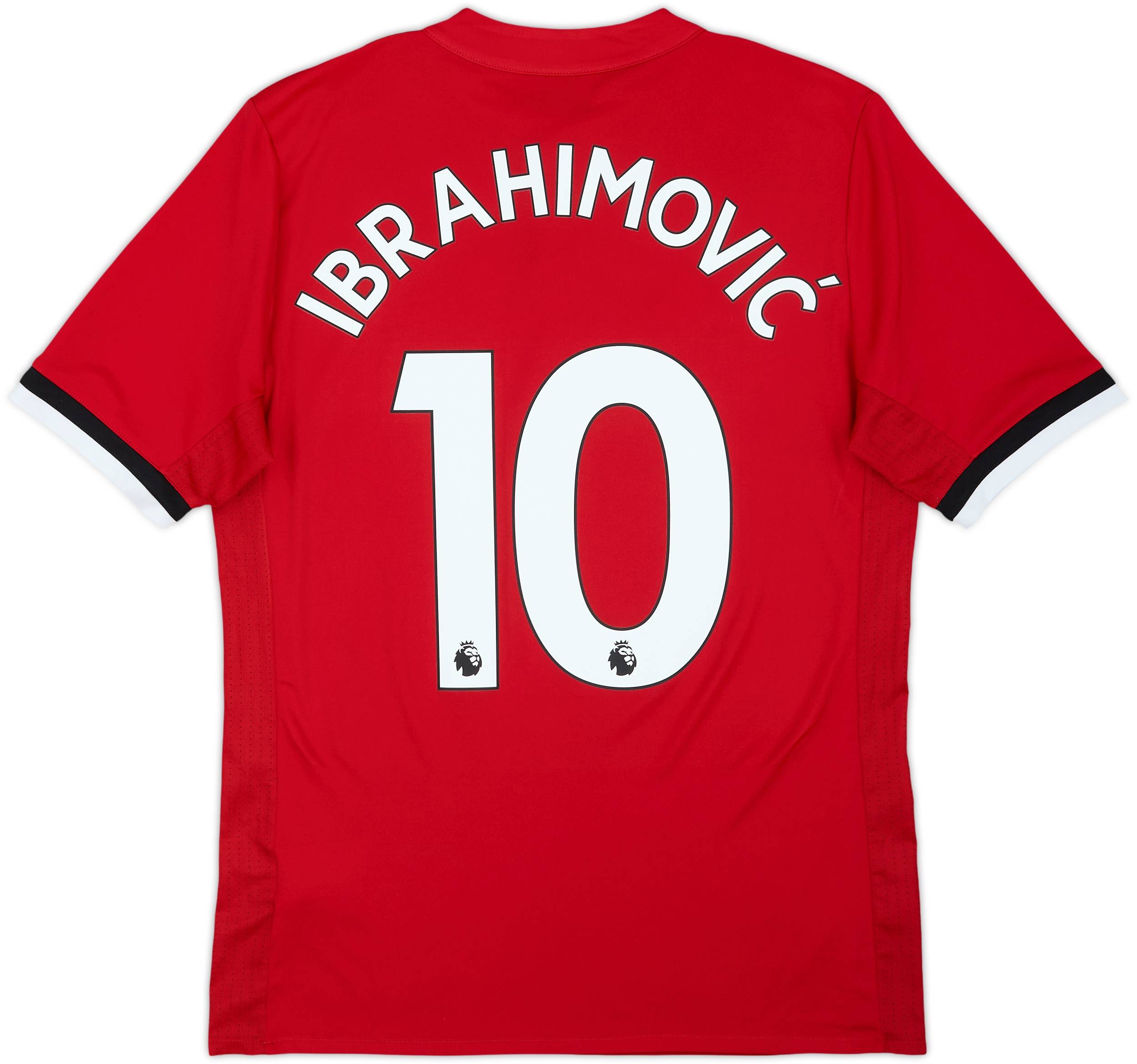 2017-18 Manchester United Home Shirt Ibrahimovic #10 - 9/10 - (XL