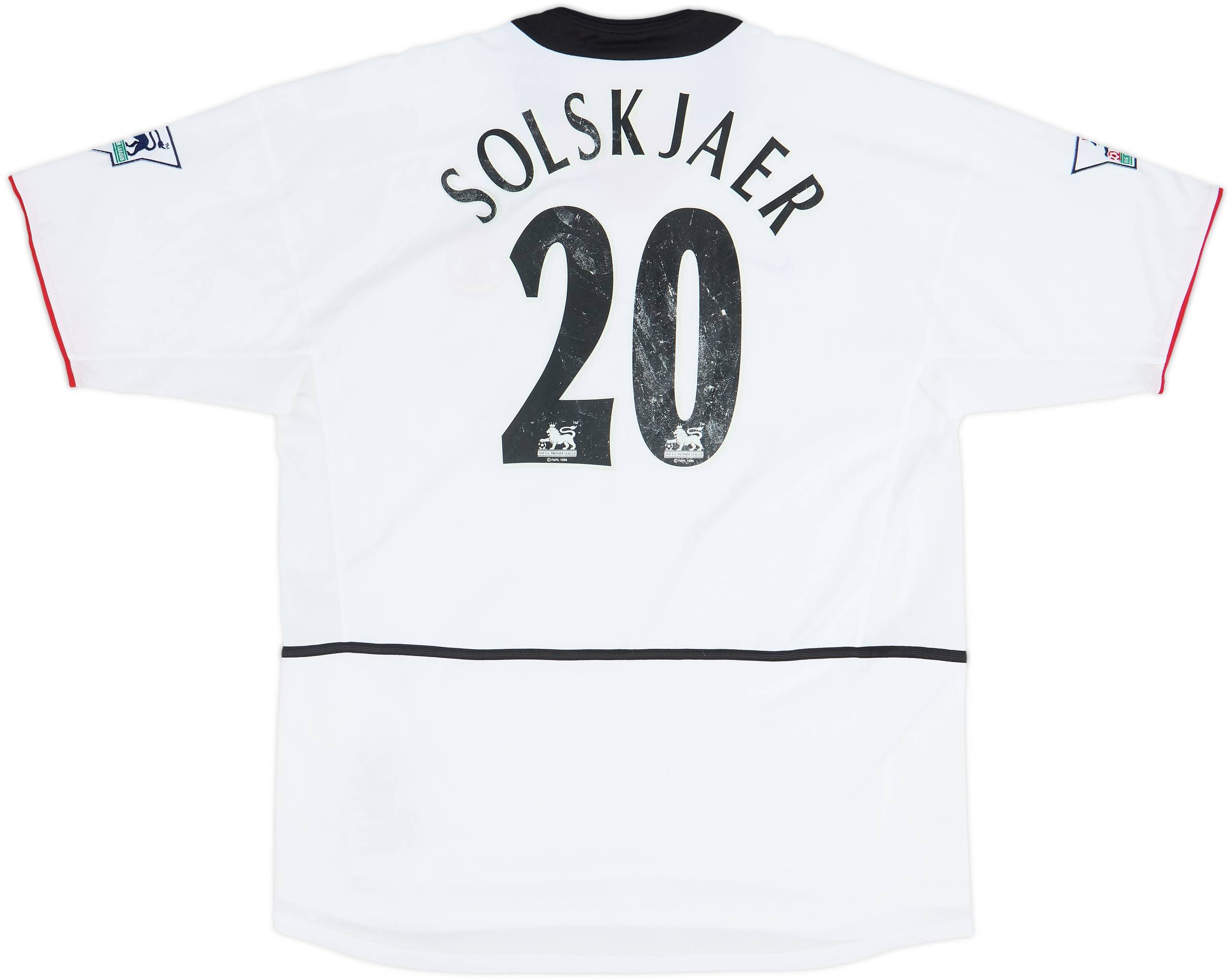 2002-03 Manchester United Away Shirt Solskjaer #20 - 6/10 - (XL)