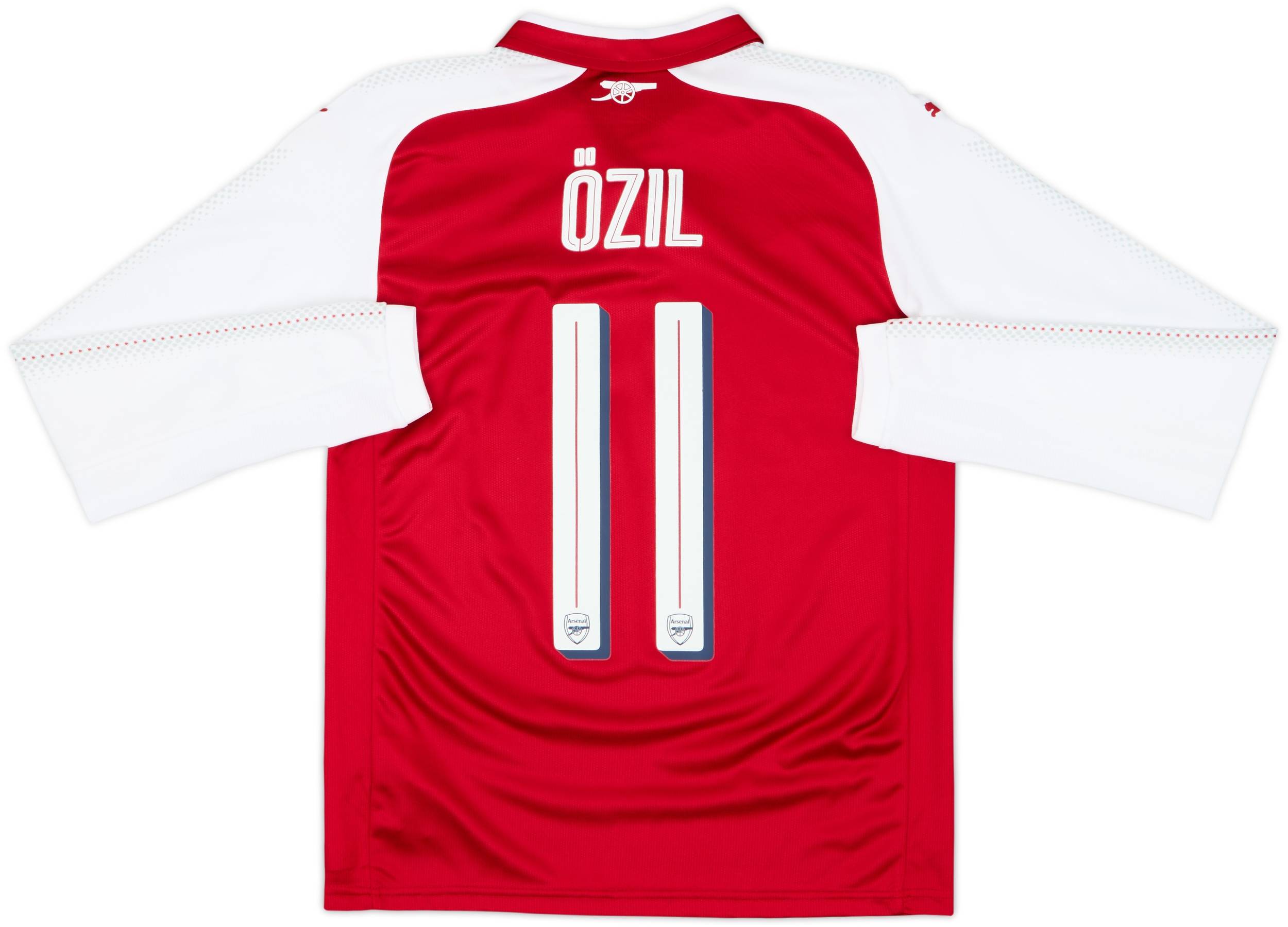 2017-18 Arsenal Home L/S Shirt Ozil #11 - 9/10 - (L.Boys)