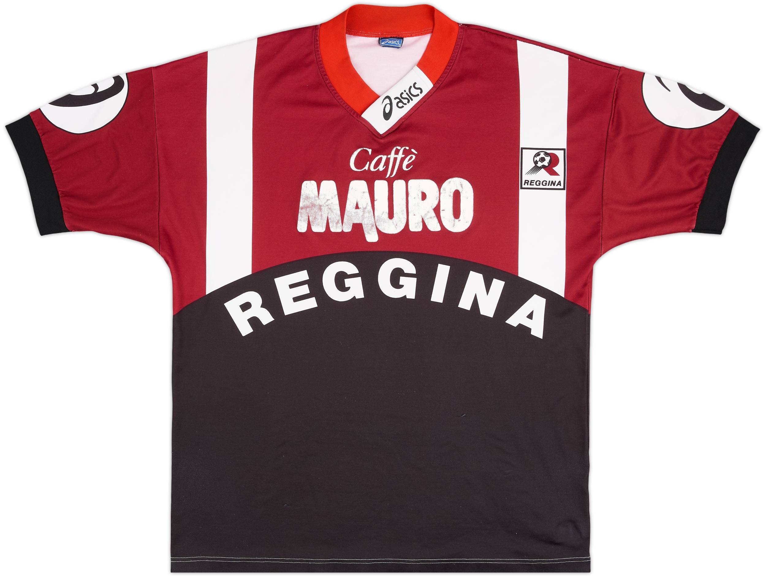 asics REGGINA サッカーシャツ 1998-00 Reggina Asics Training Shirt - 6/10 - (XL)