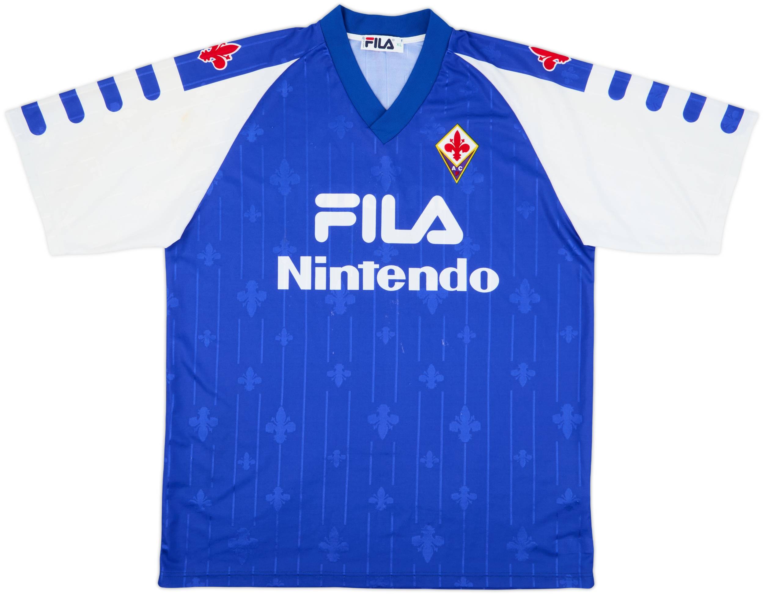 1998-99 Fiorentina Fila Training Shirt - 8/10 - (XL)