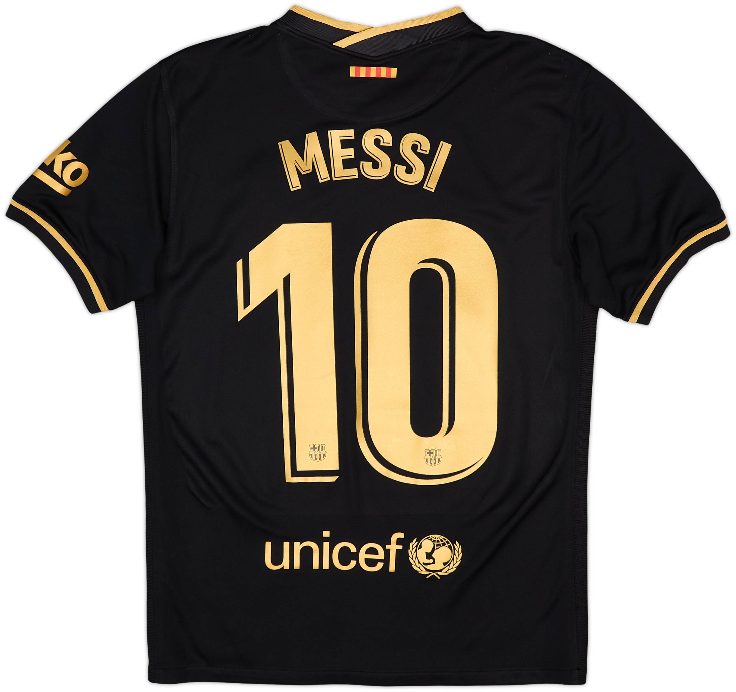 2020-21 Barcelona Away Shirt Messi #10 - 8/10 - (S)