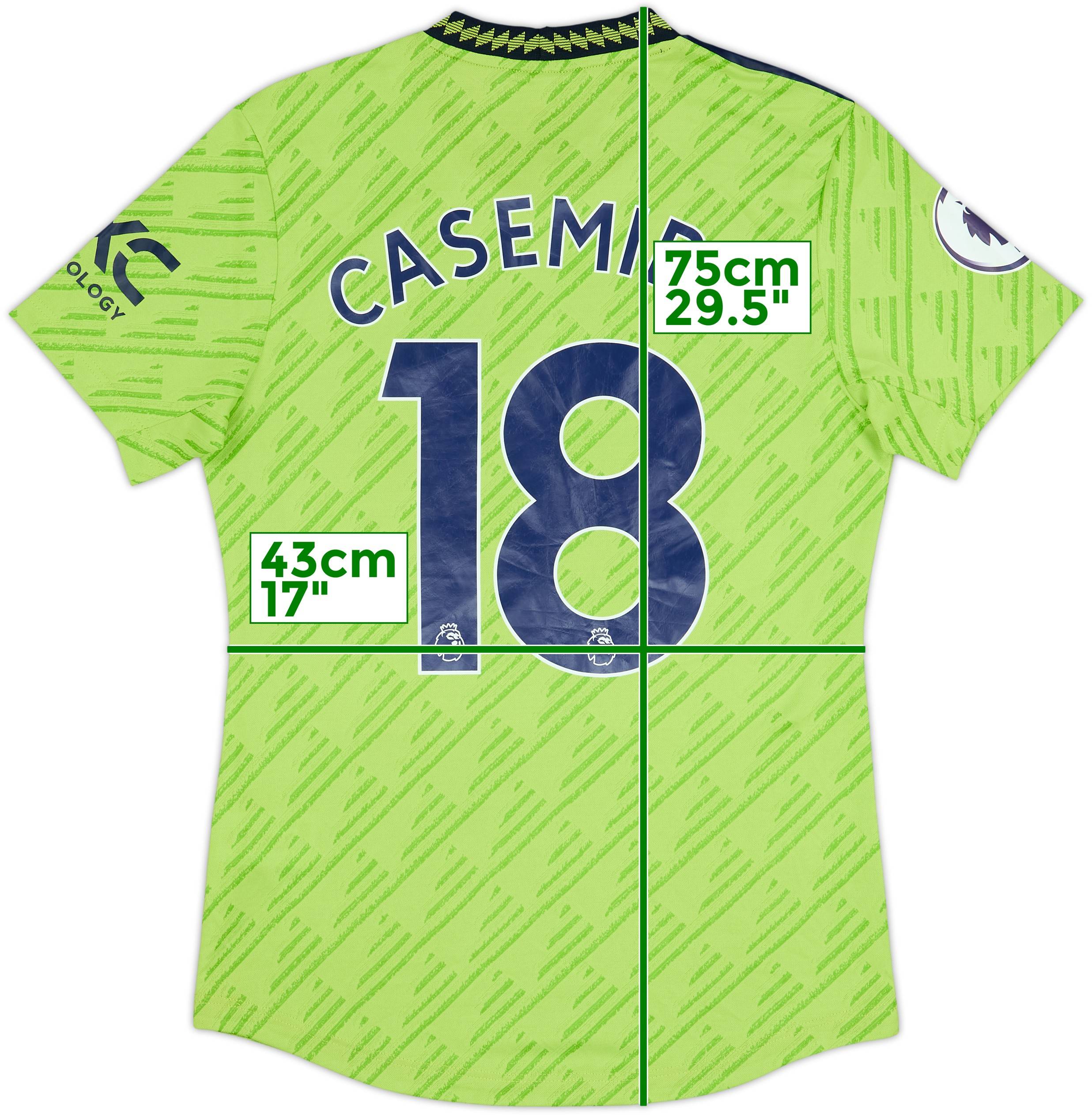 2022-23 Manchester United Authentic Third Shirt Casemiro #18 - 5