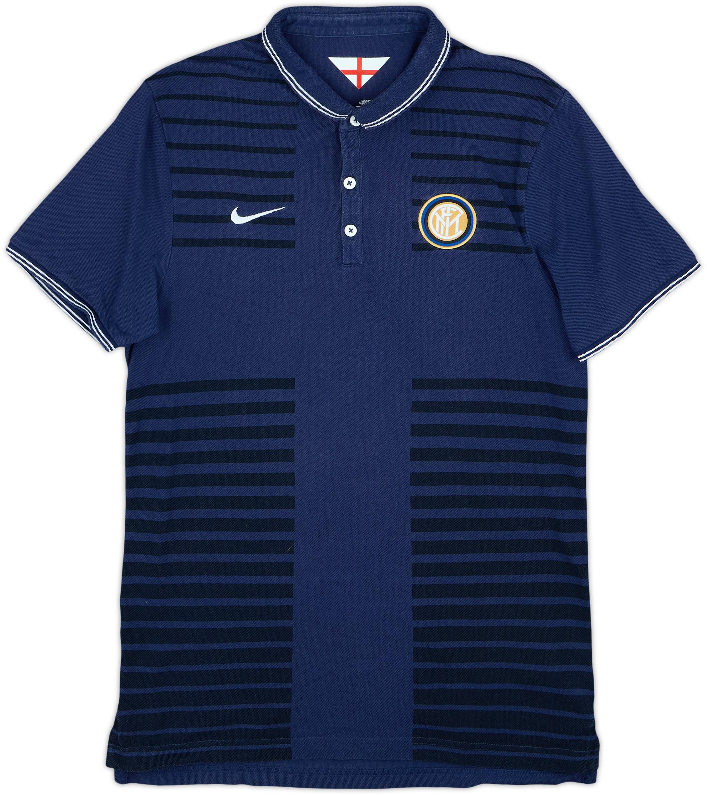 Inter de milan/インテルミラン/ Nike ポロシャツ L 2014-15 Inter Milan Nike Polo Shirt - 8/10 - (M)