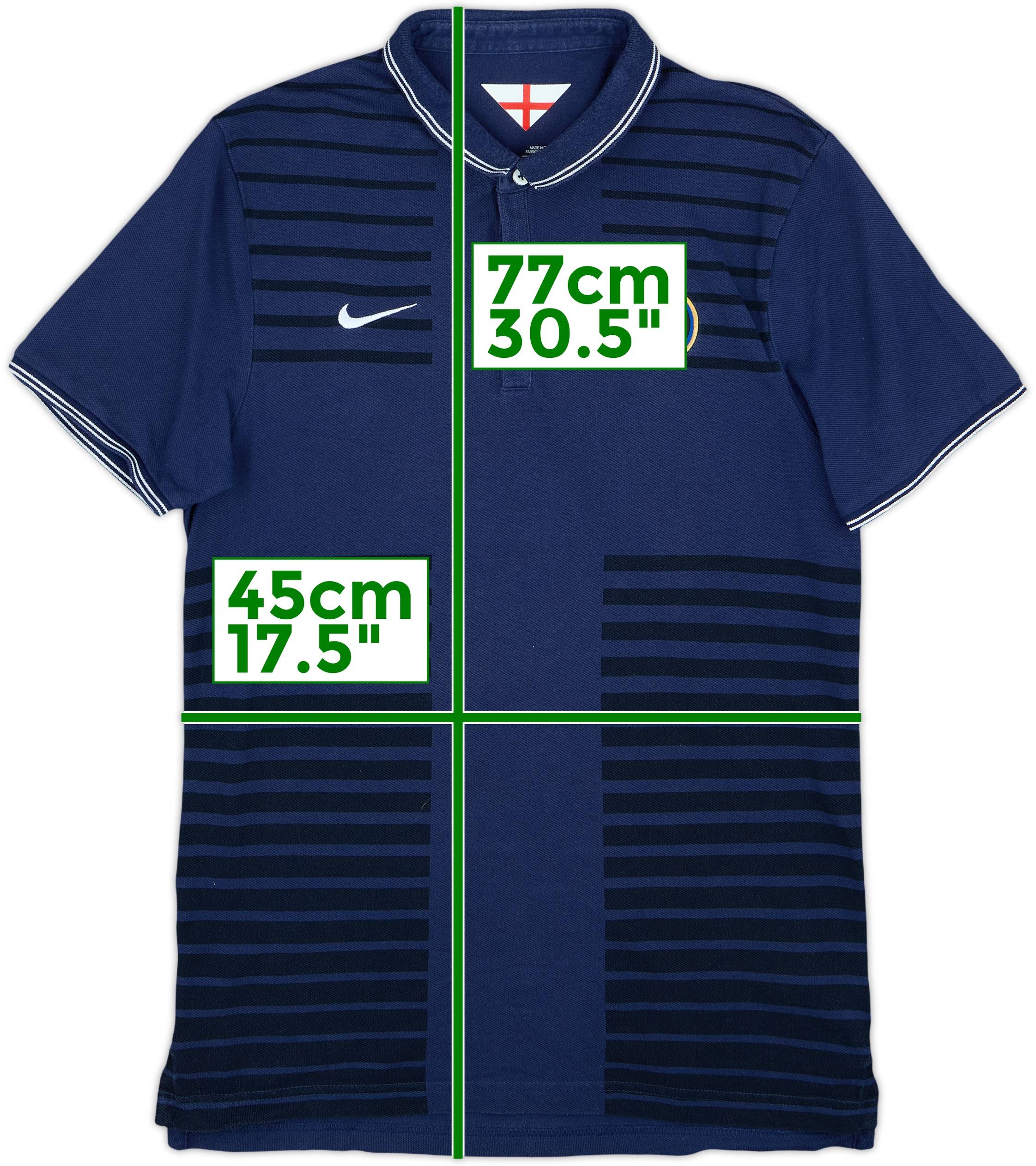 Inter de milan/インテルミラン/ Nike ポロシャツ L 2014-15 Inter Milan Nike Polo Shirt - 8/10 - (M)