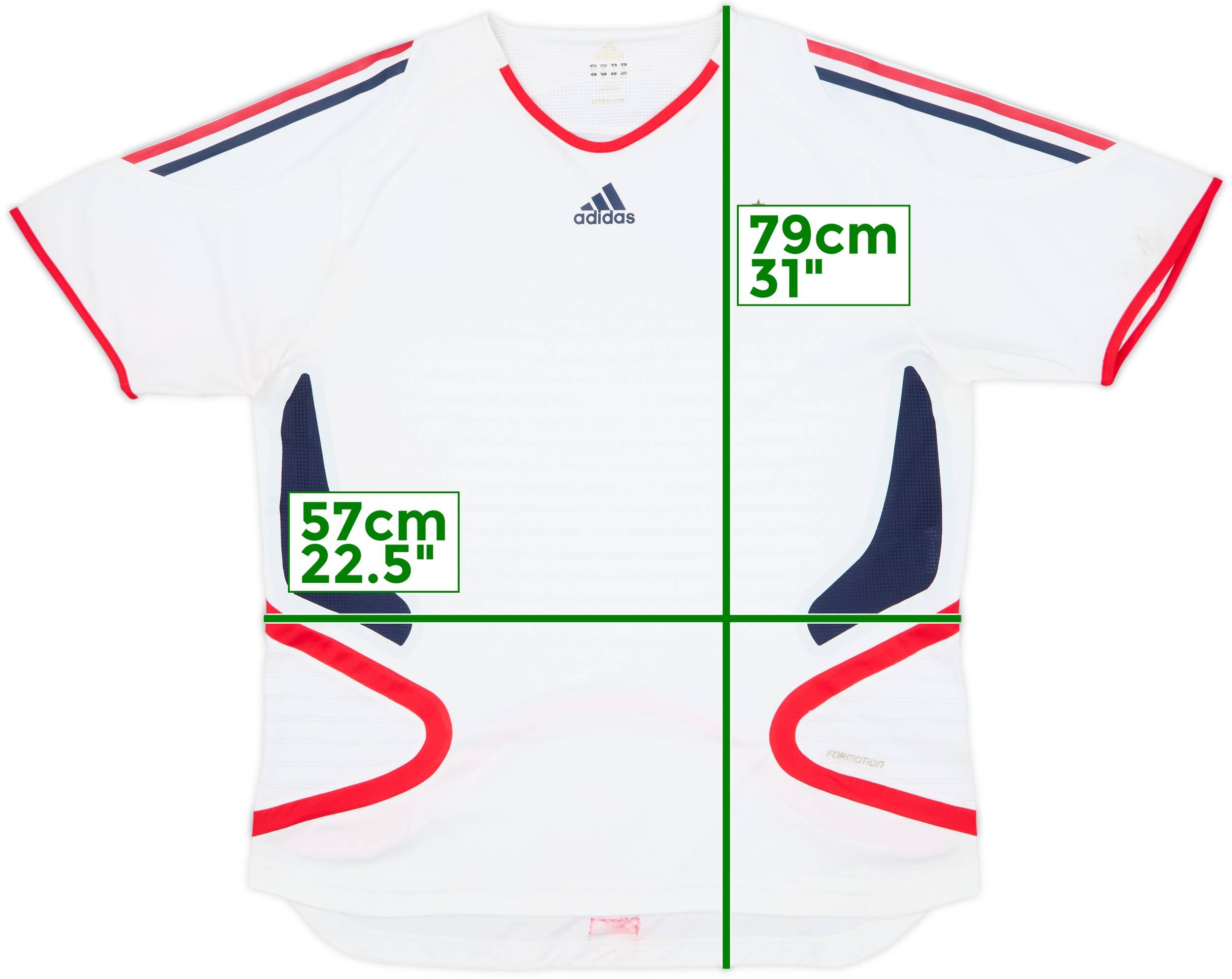 2006-07 France adidas Formotion Training Shirt - 5/10 - (XL)