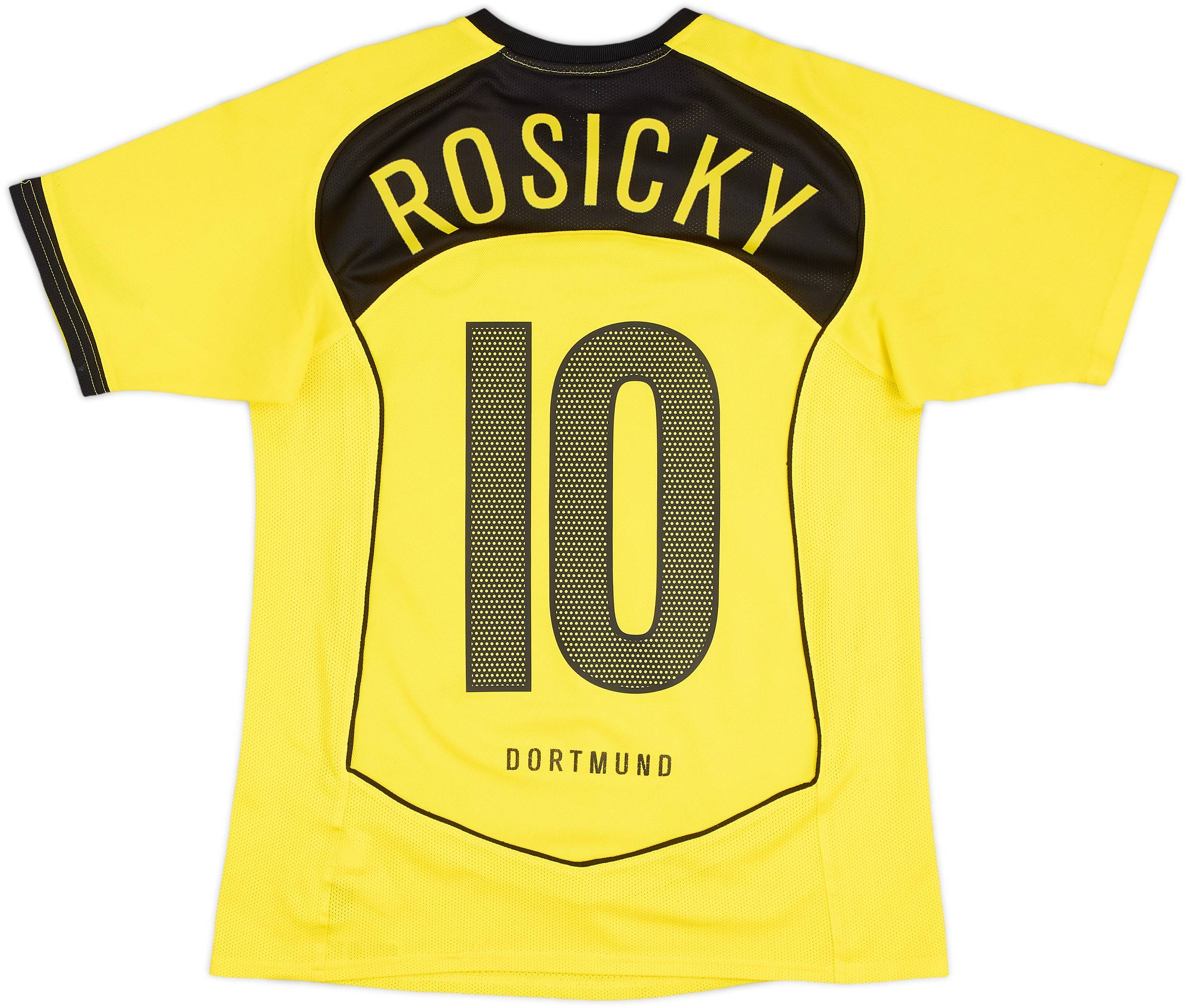 2004-05 Borussia Dortmund Home Shirt Rosicky #10 - 6/10 - (XL.Boys)
