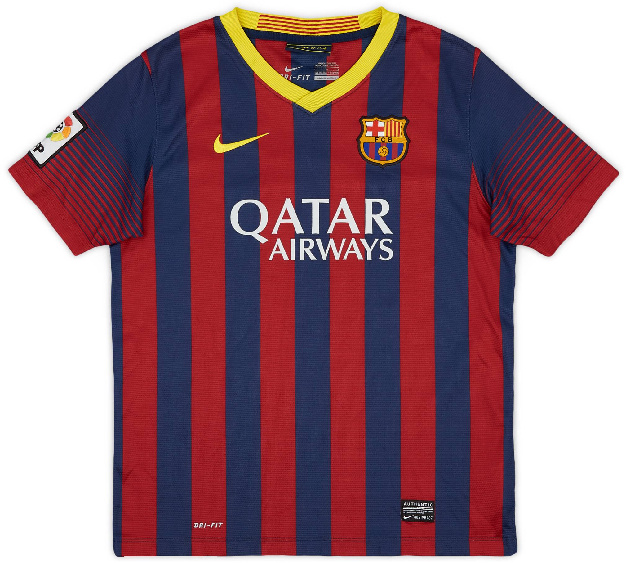 2013-14 Barcelona Home Shirt - 8/10 - (L.Boys)
